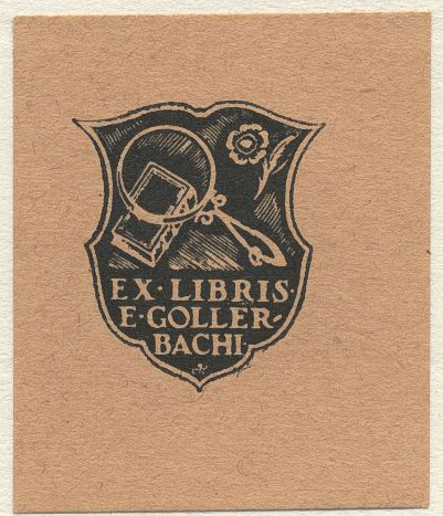 Náhledový obrázek Ex libris E. Gollerbachi - 1