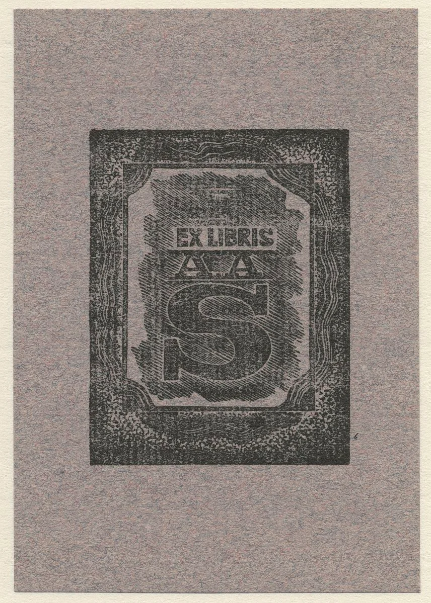 Náhledový obrázek předmětu Ex libris A. A. S.