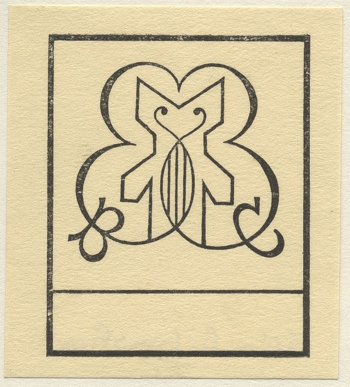 Náhledový obrázek Ex libris V[asyla] S[imovyče] - 1
