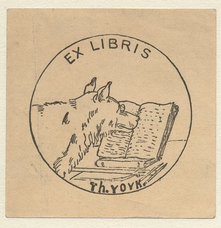 Náhledový obrázek předmětu Ex libris Th[eodor] Vovk
