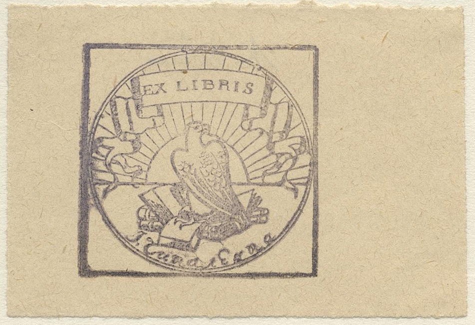 Náhledový obrázek Ex libris J.[evhena] Čykalenka - 1