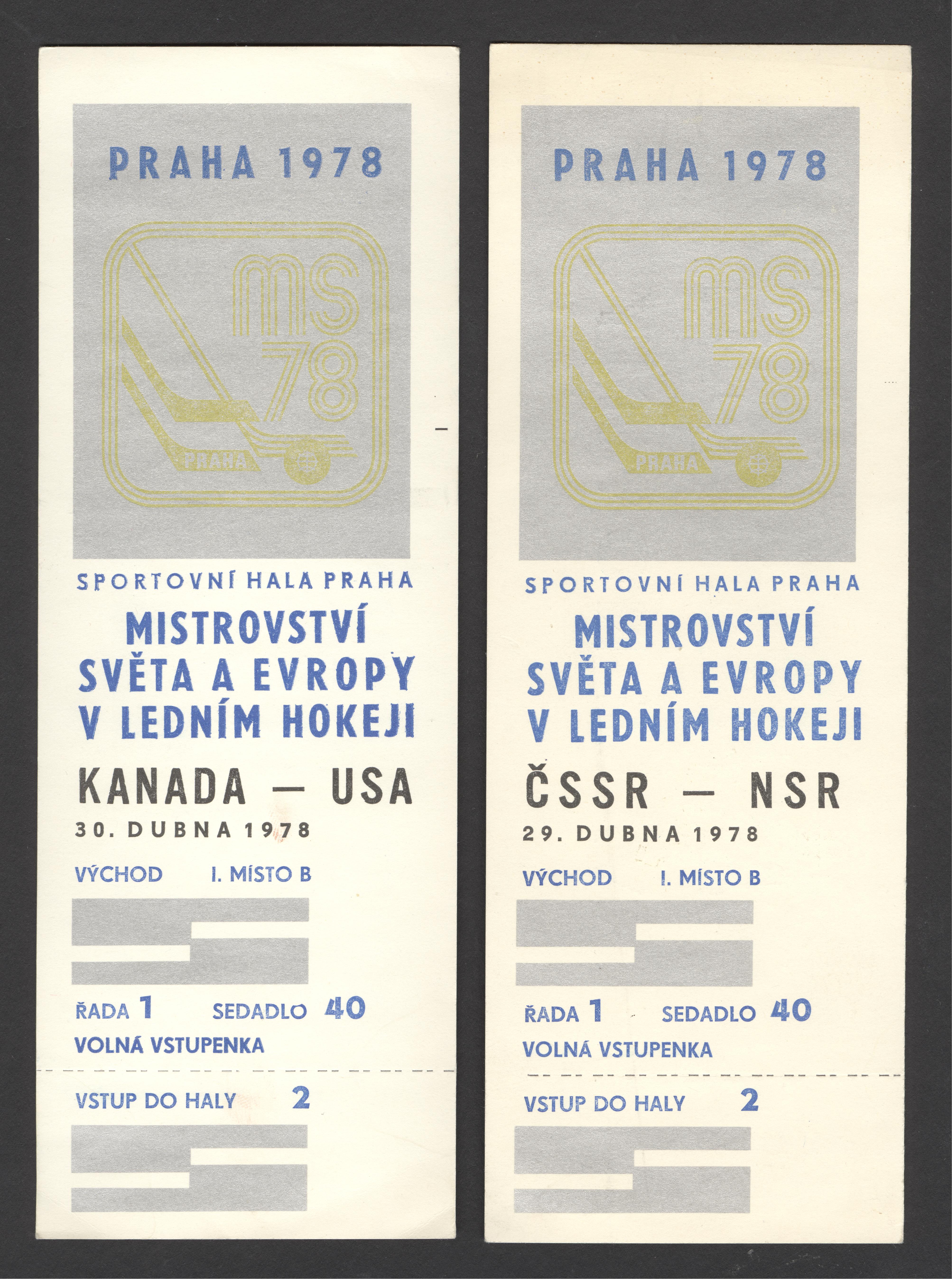 Náhledový obrázek Mistrovství světa v ledním hokeji. Praha 1978 - 1