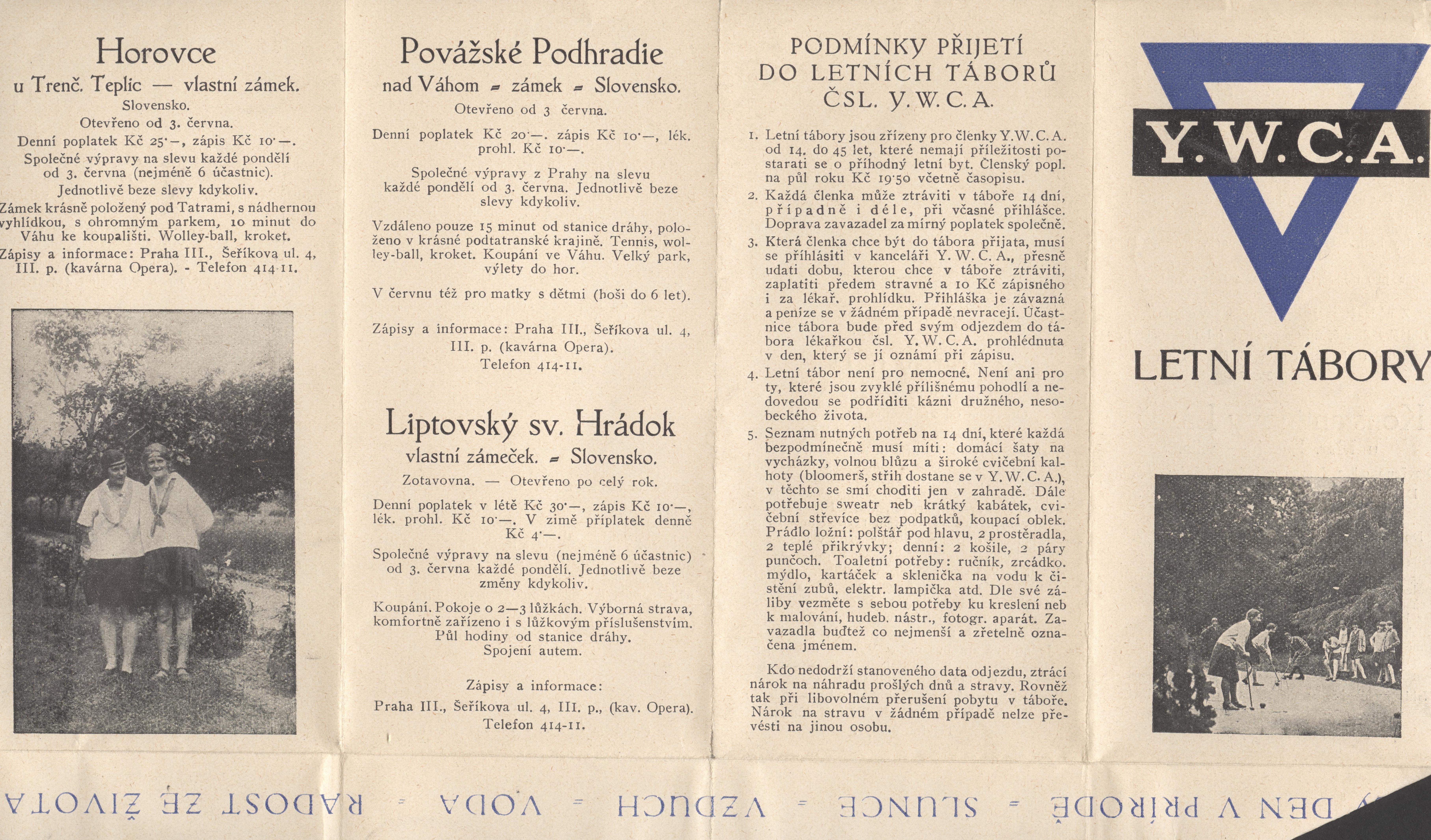 Náhledový obrázek Letní tábory YWCA - 2