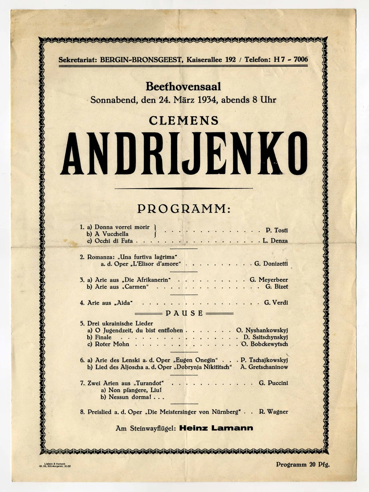 Náhledový obrázek předmětu Clemens Andrijenko