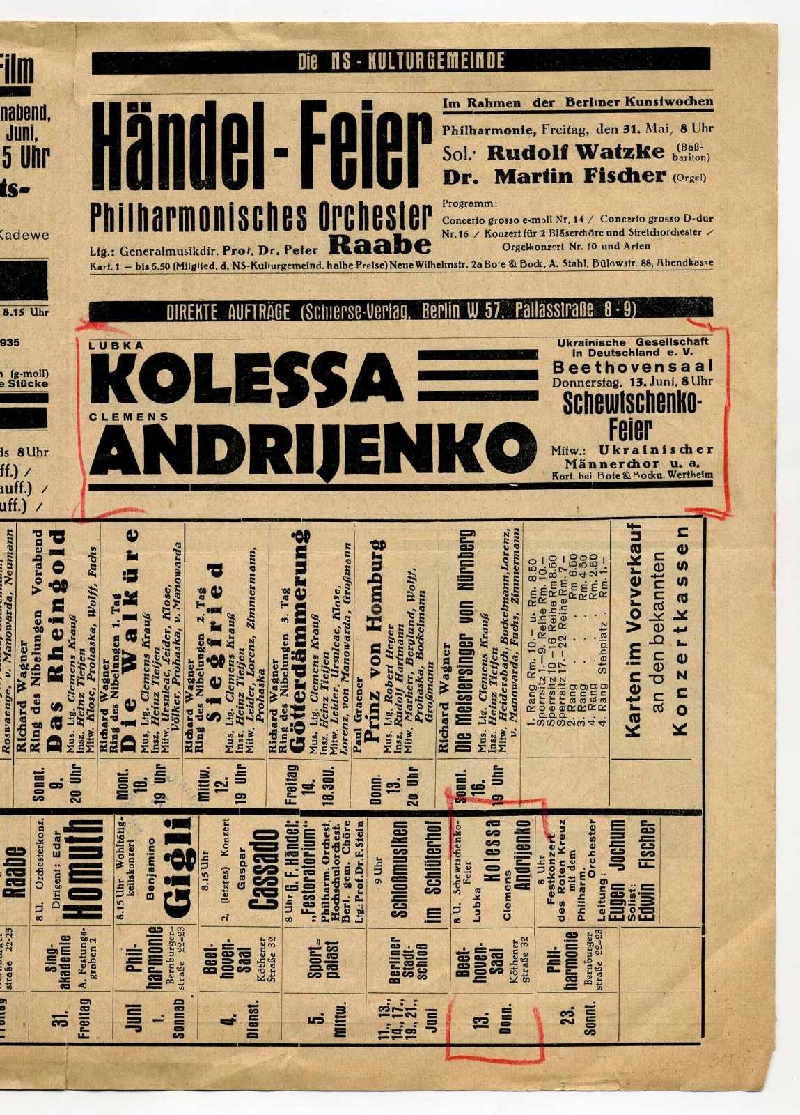 Náhledový obrázek Průvodce koncertními sály Berlína, číslo 29: Ljubka Kolessa, Clemens Andrijenko - 2