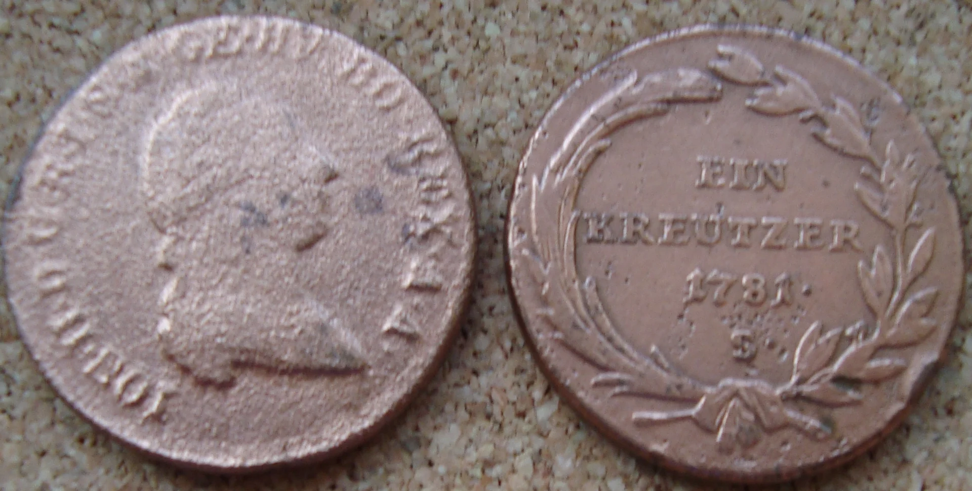 Náhledový obrázek předmětu Mince v hodnotě 1 krejcar