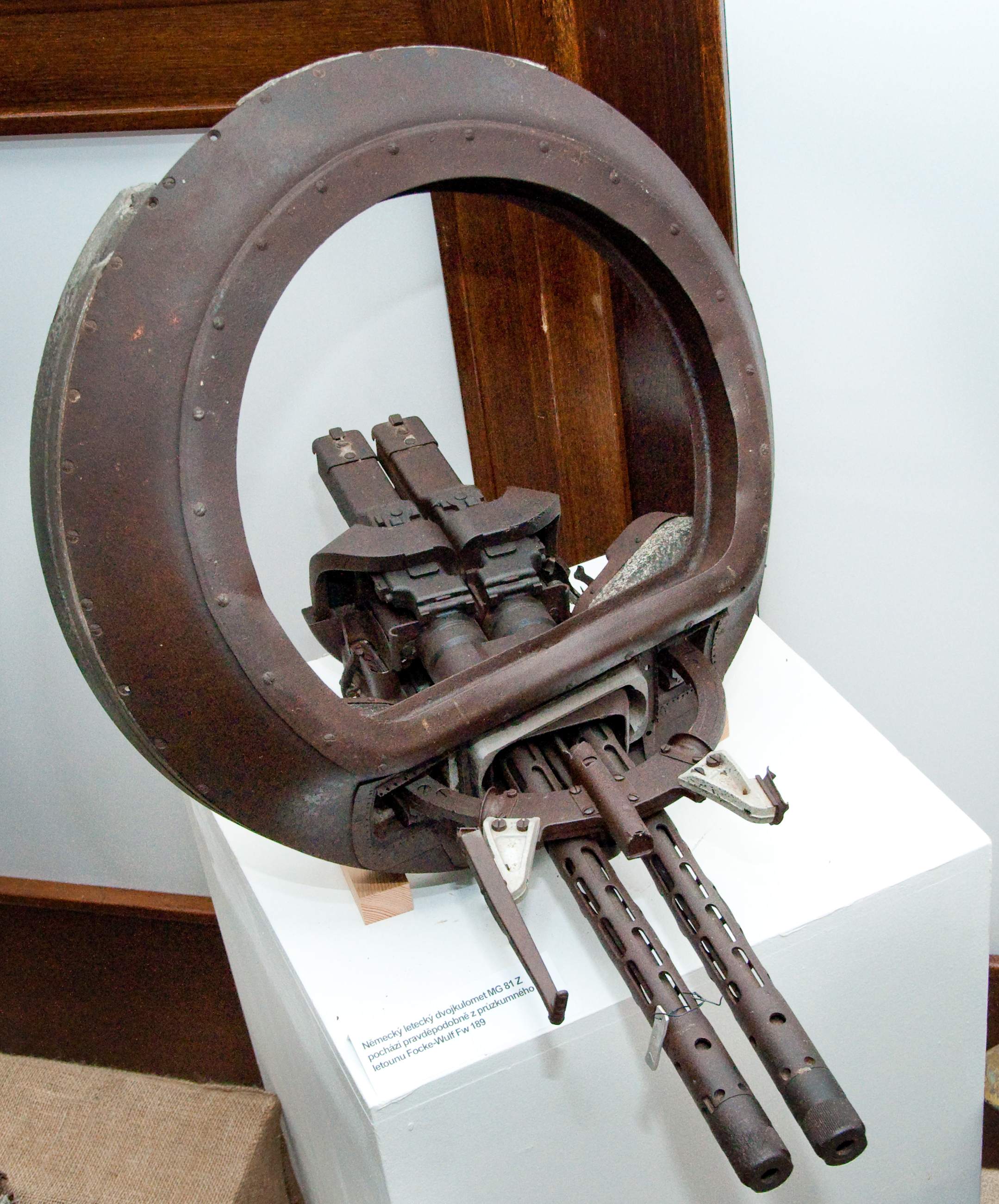 Náhledový obrázek Dvojče leteckých kulometů MG 81 Z - 1