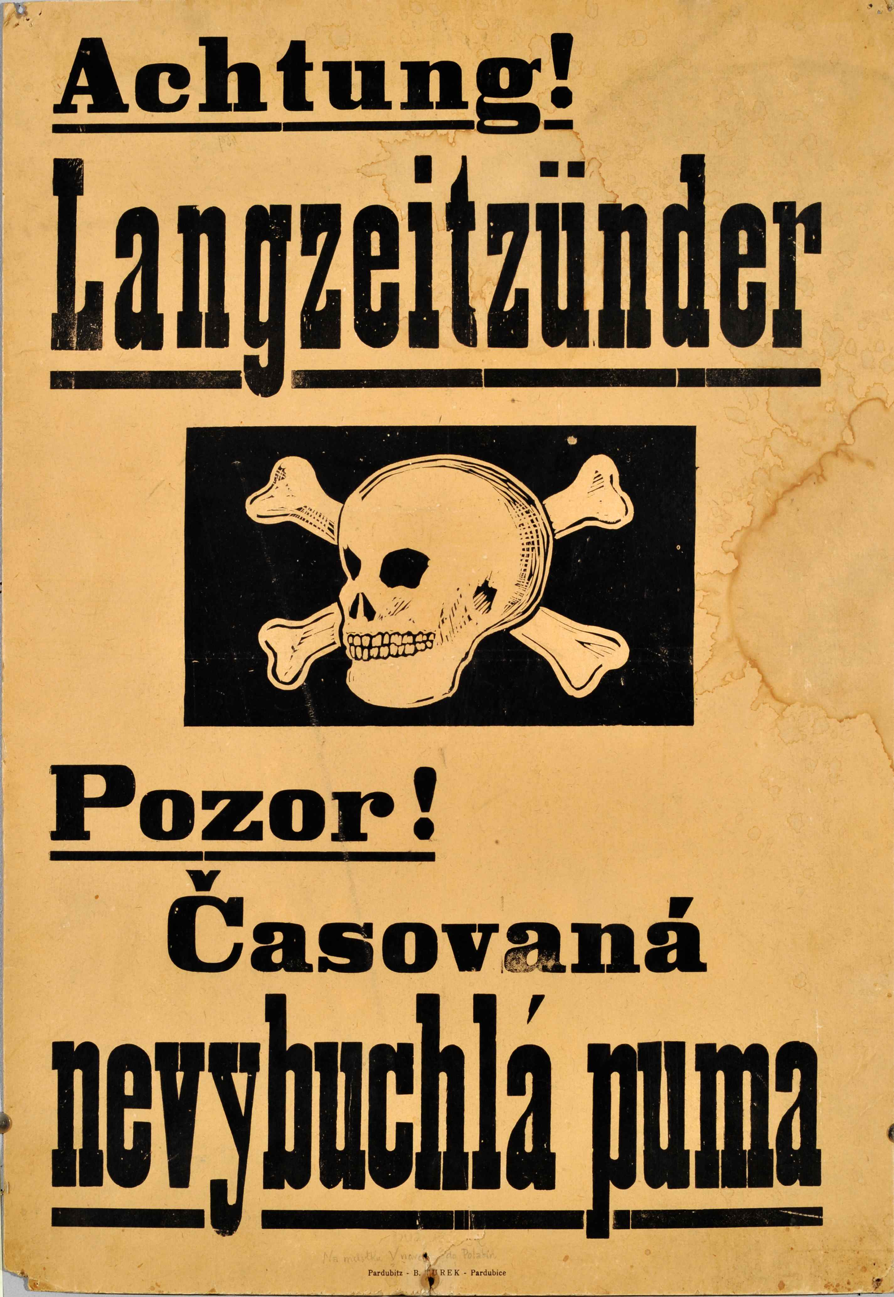Náhledový obrázek Drobný tisk - varování - 1
