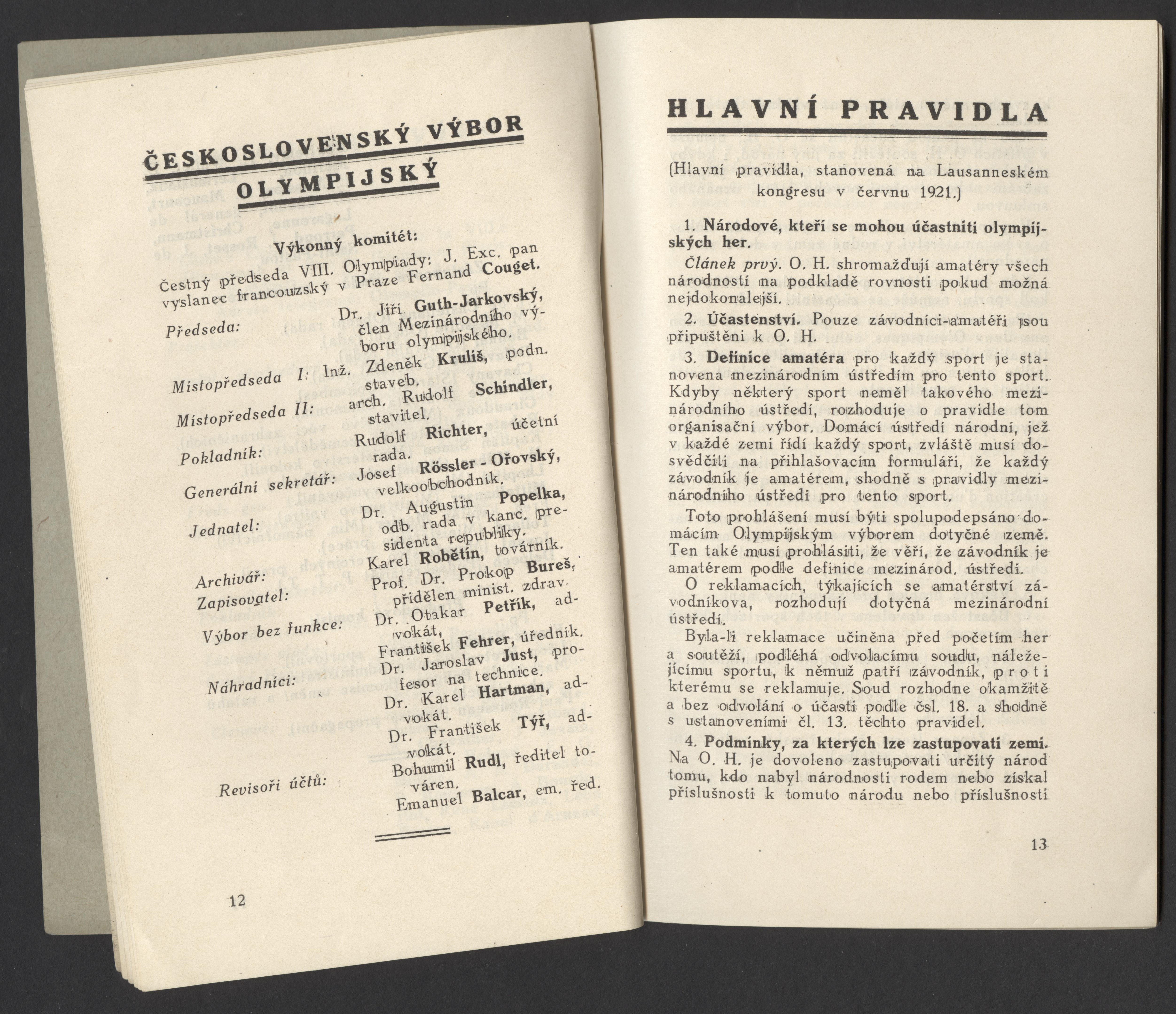 Náhledový obrázek Celkový program olympijských her 1924 - 2