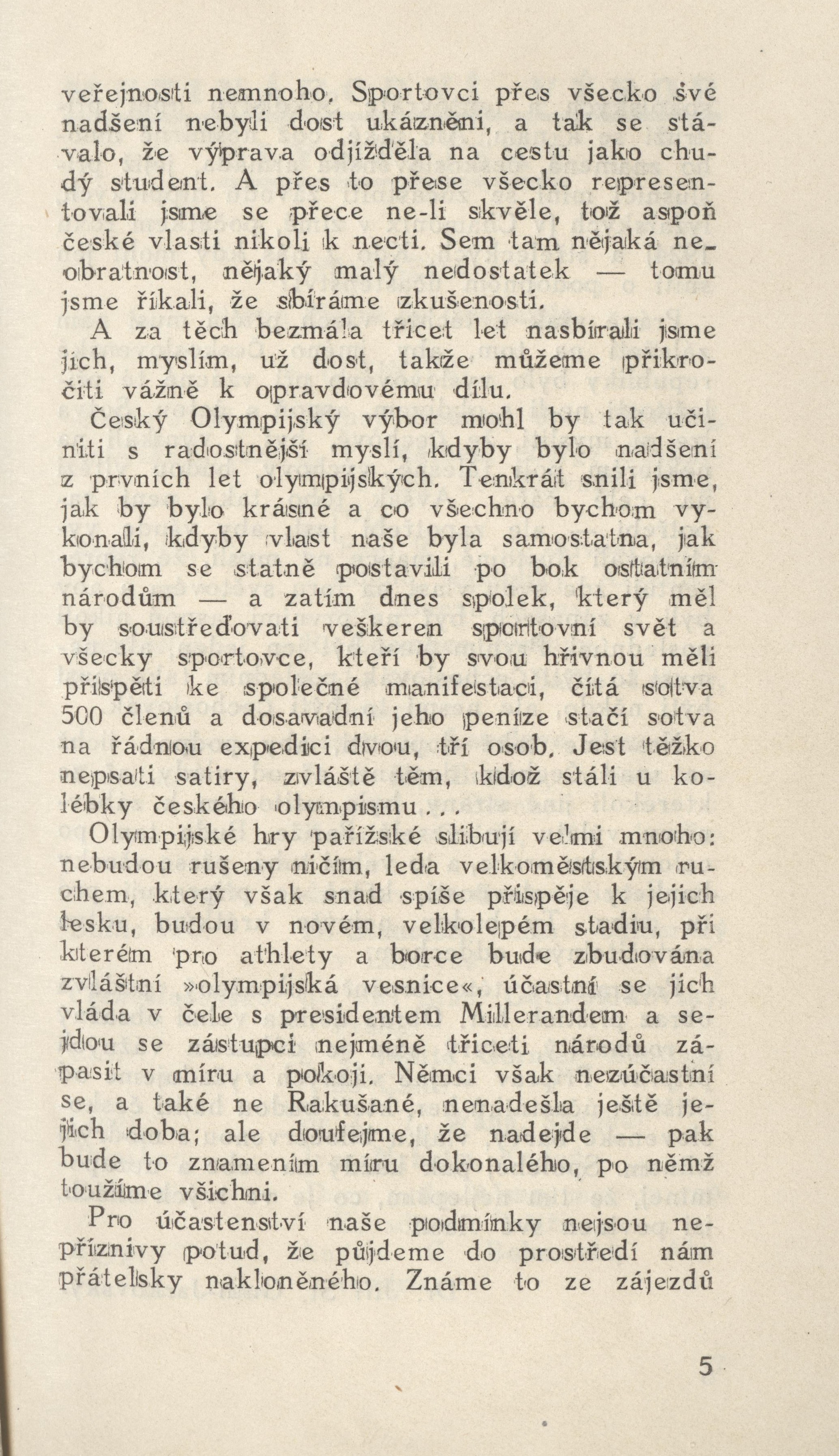 Náhledový obrázek Celkový program olympijských her 1924 - 4