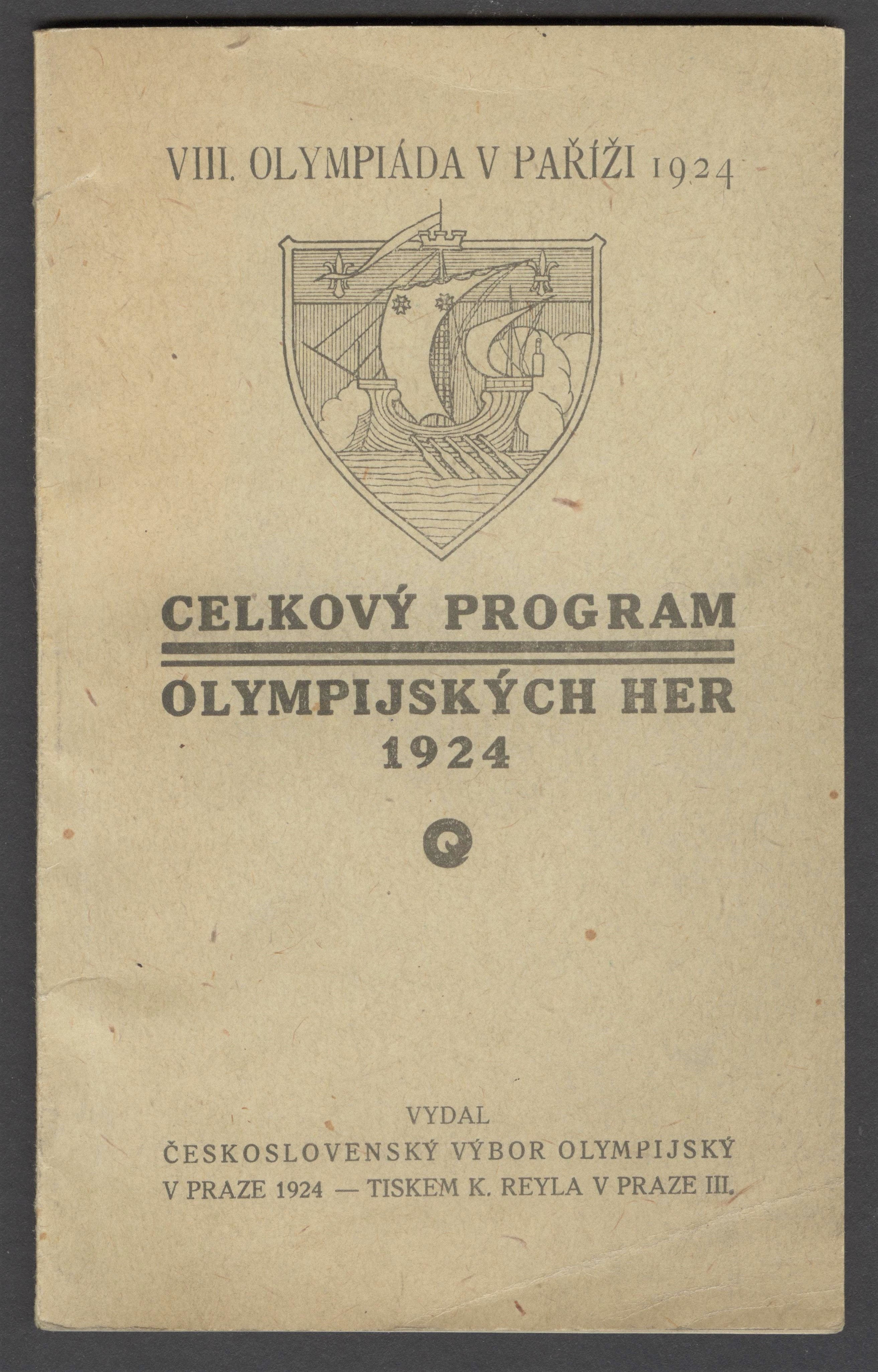 Náhledový obrázek Celkový program olympijských her 1924 - 9