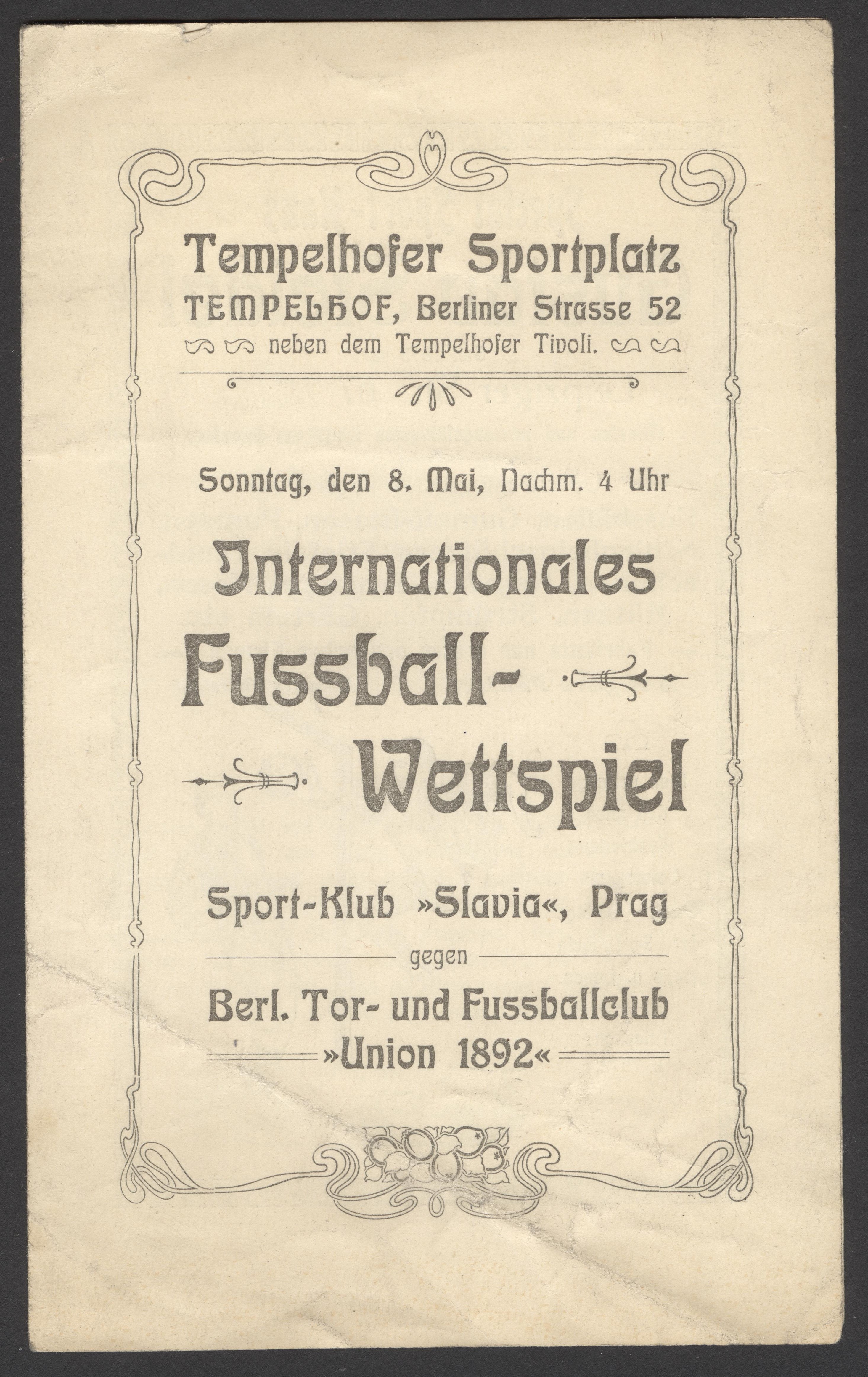 Náhledový obrázek Internationales Fussball Wettspiel - 1