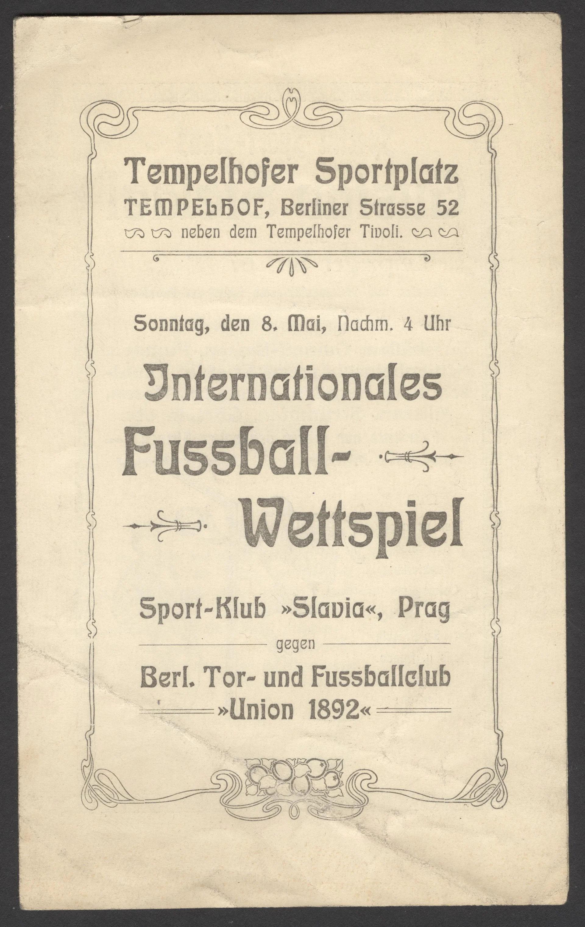 Náhledový obrázek předmětu Internationales Fussball Wettspiel
