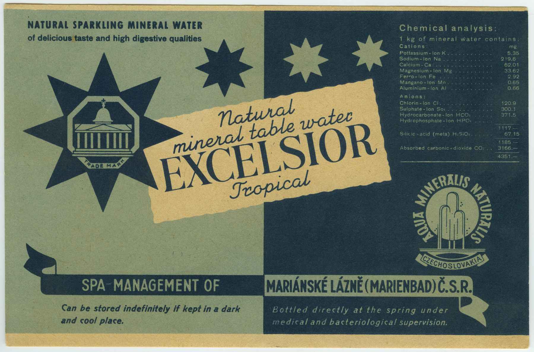 Náhledový obrázek Etiketa Excelsior - 1