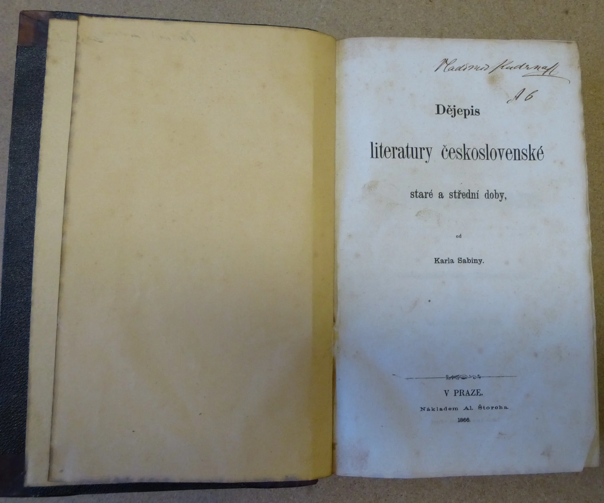 Náhledový obrázek předmětu Dějepis literatury československé staré a střední doby