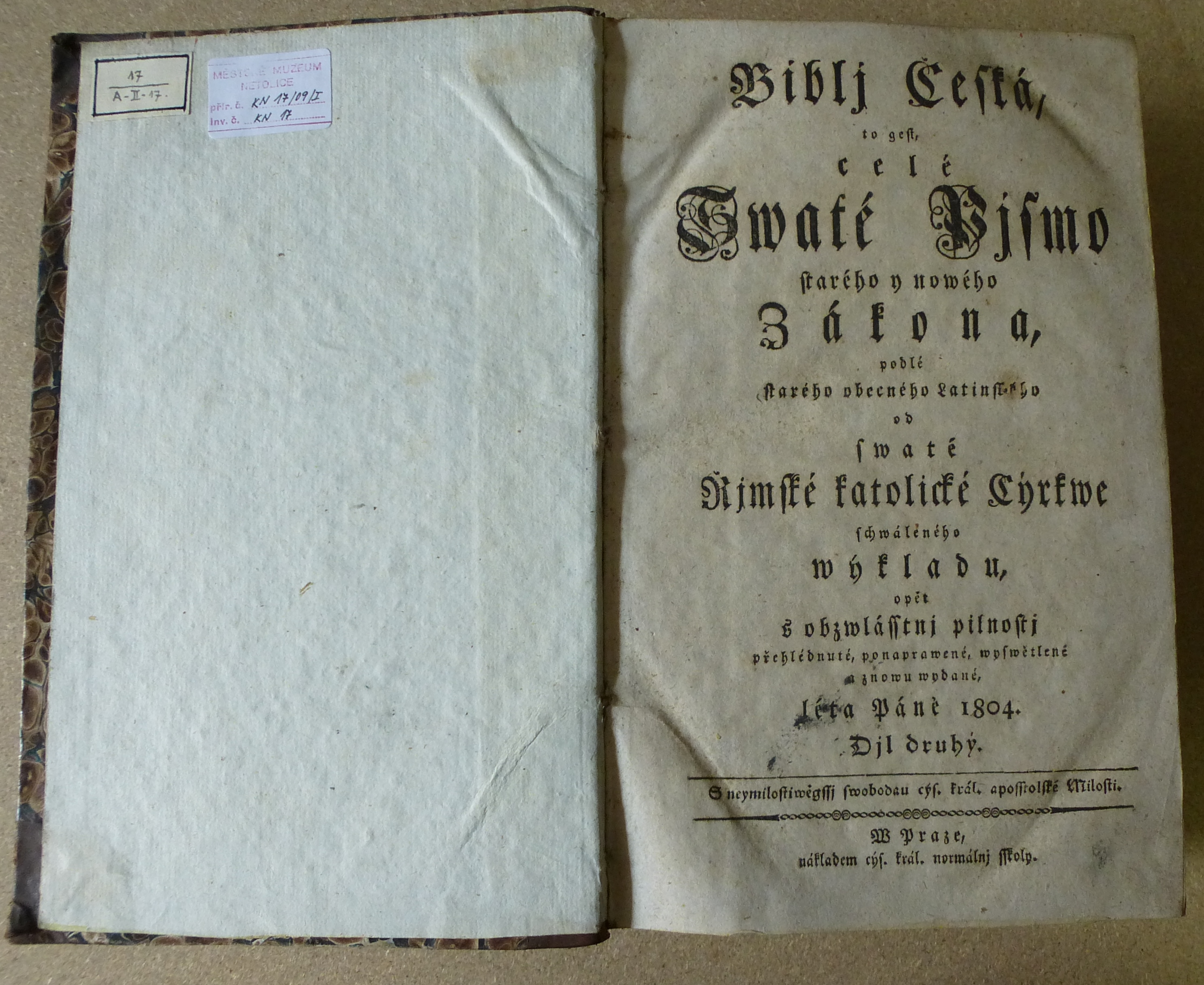 Náhledový obrázek Bible česká - 1