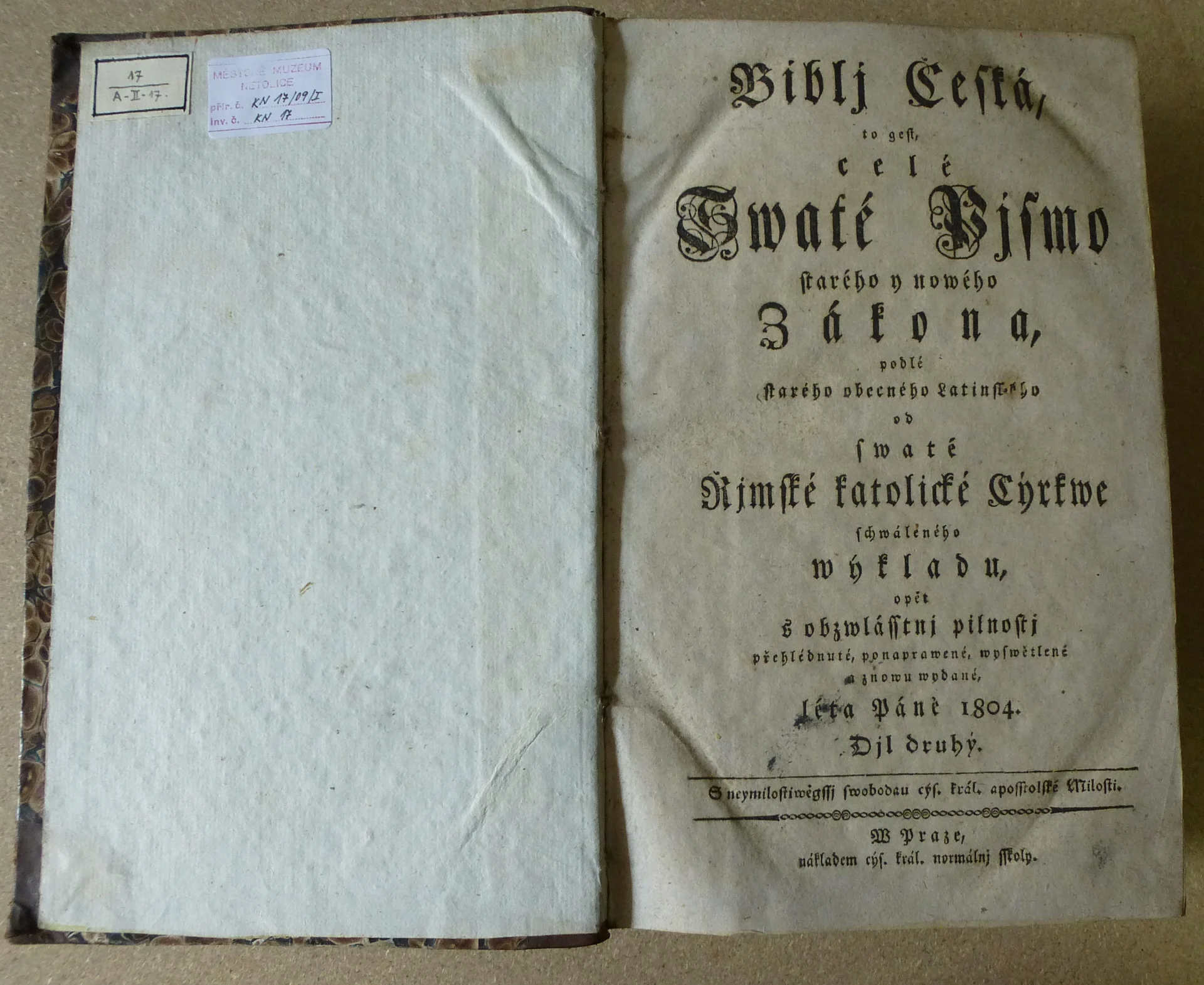 Náhledový obrázek předmětu Bible česká