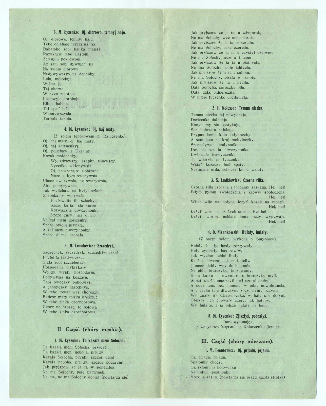 Náhledový obrázek Velký koncert Ukrajinského sborového spolku - 2