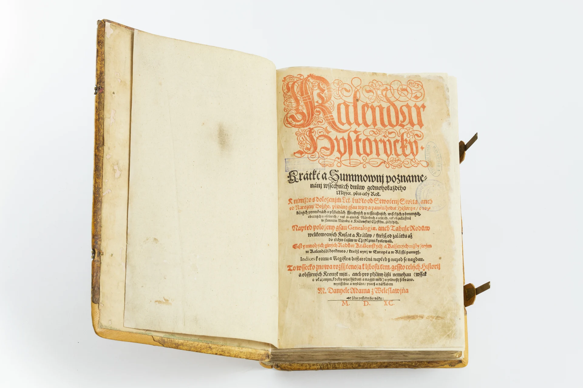 Náhledový obrázek předmětu Veleslavínův Kalendář historický