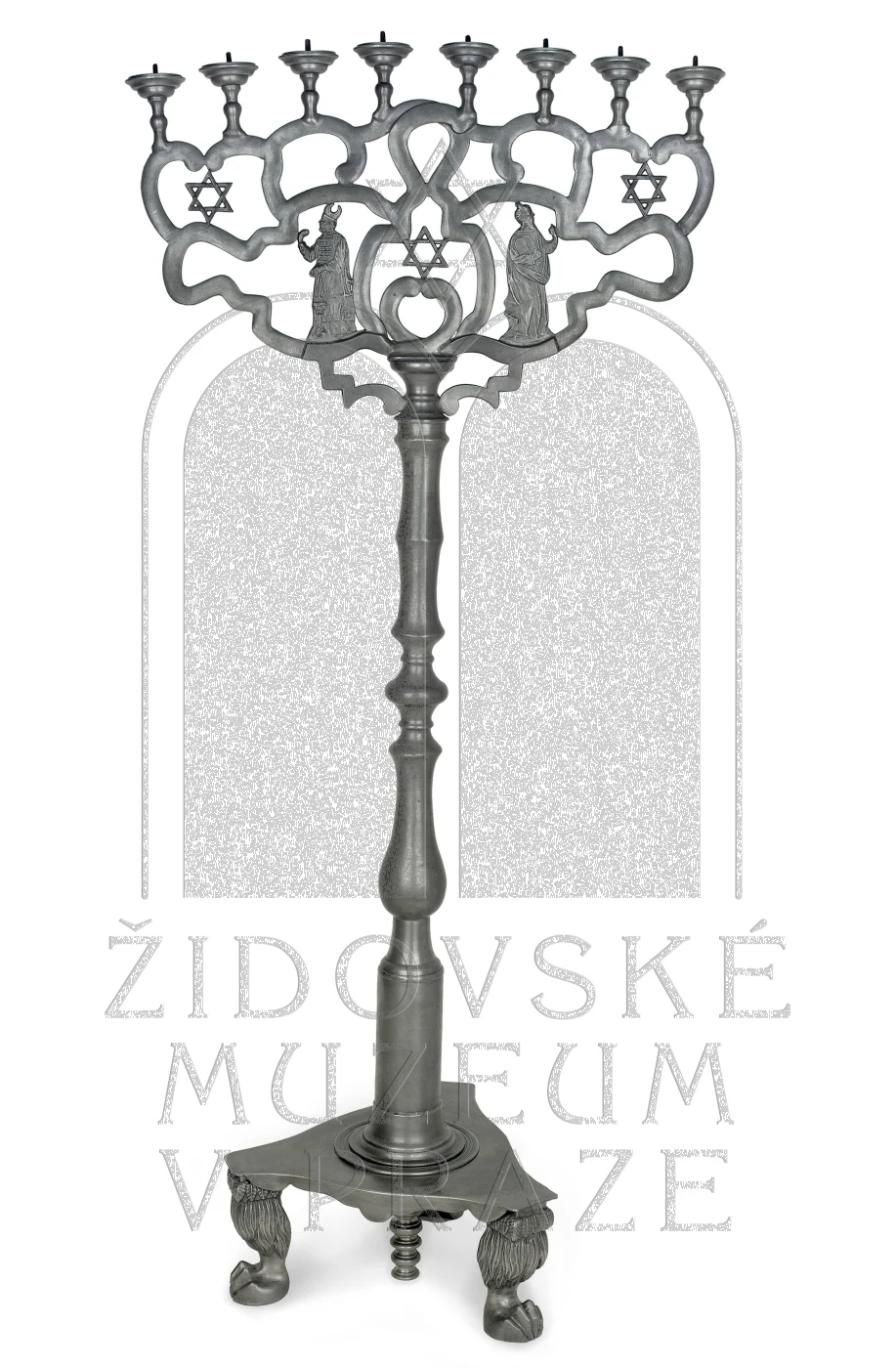 Obrázek Synagogální chanukový svícen