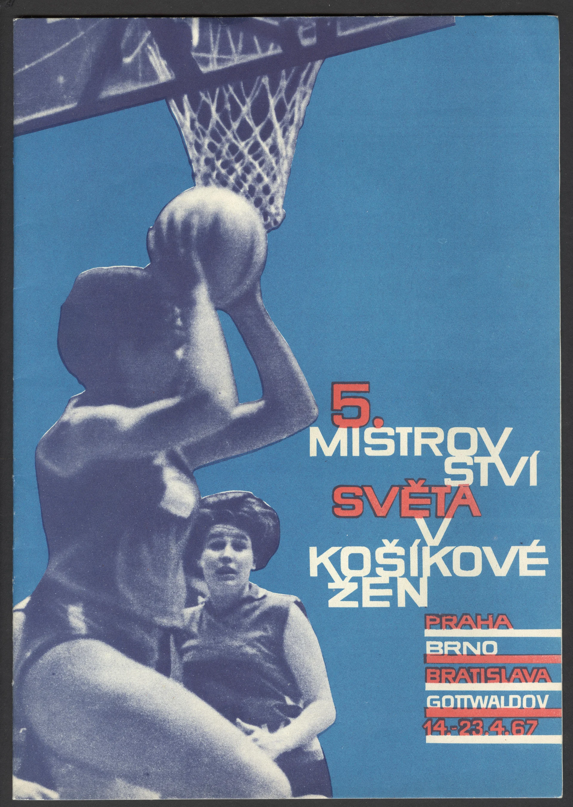 Náhledový obrázek předmětu Mistrovství světa v košíkové žen. Československo 1967