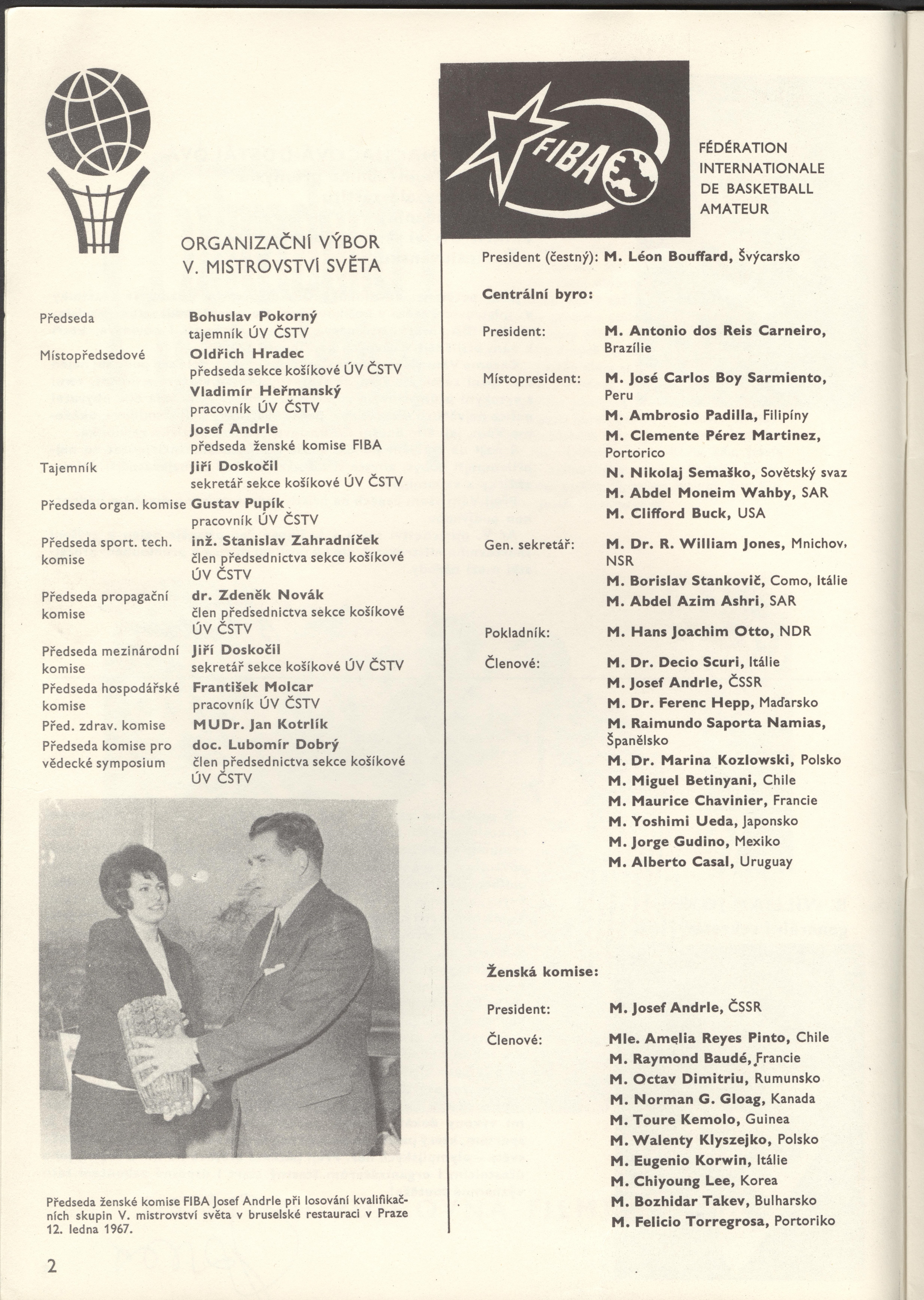 Náhledový obrázek Mistrovství světa v košíkové žen. Československo 1967 - 2