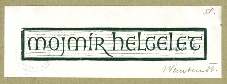 Náhledový obrázek Exlibris - 1