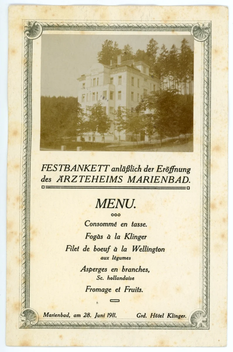 Náhledový obrázek předmětu Slavnostní menu k příležitosti otevření lékařského domova