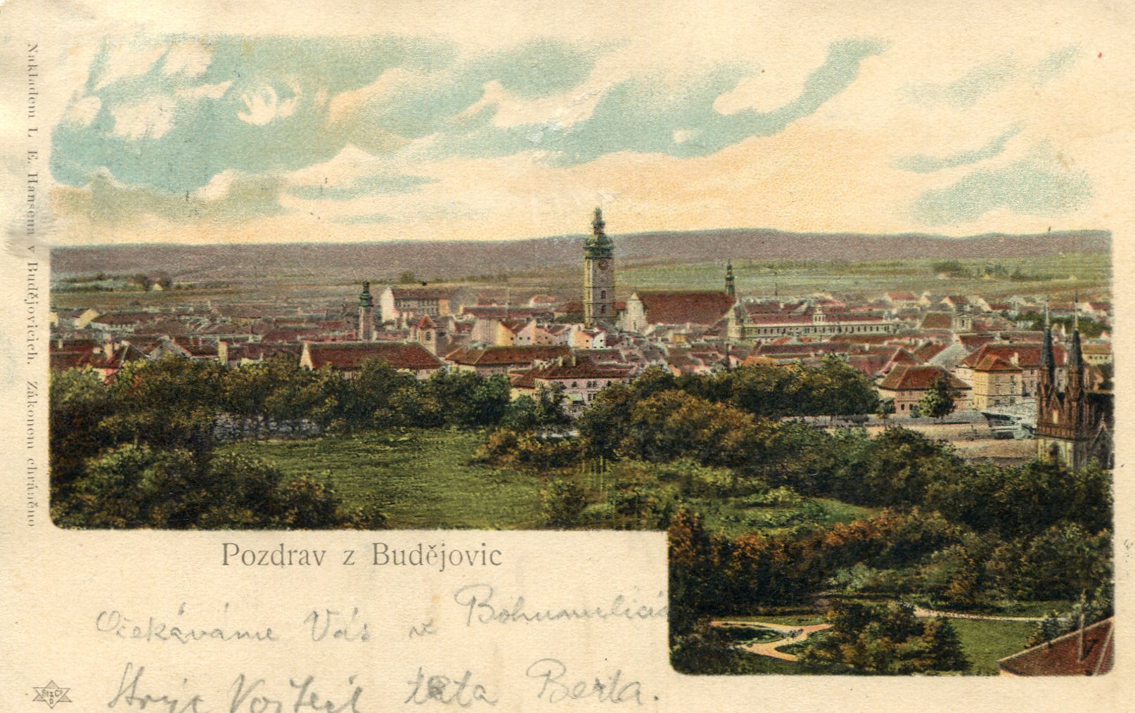 Náhledový obrázek Pohlednice "České Budějovice" - 1