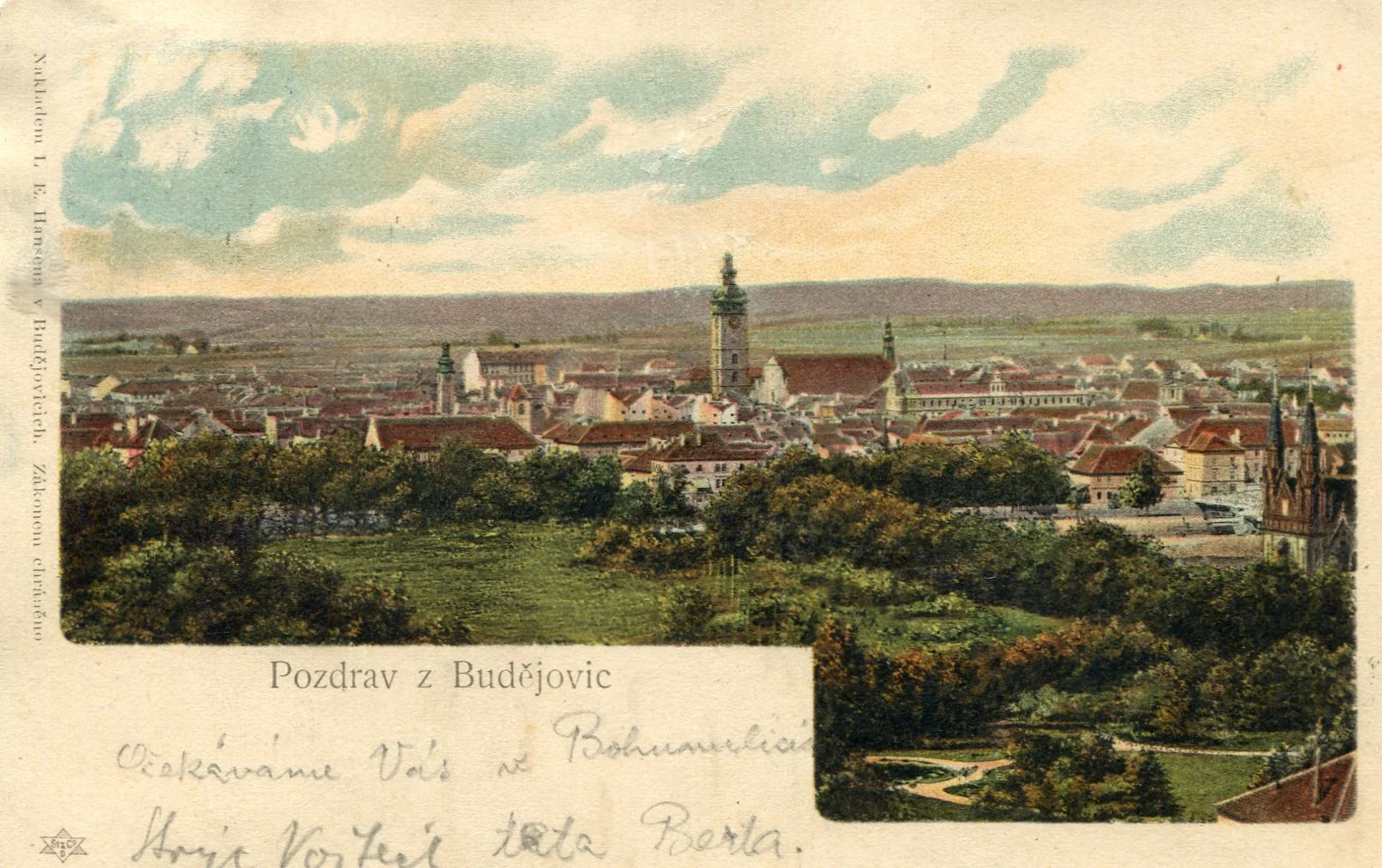 Náhledový obrázek předmětu Pohlednice "České Budějovice"