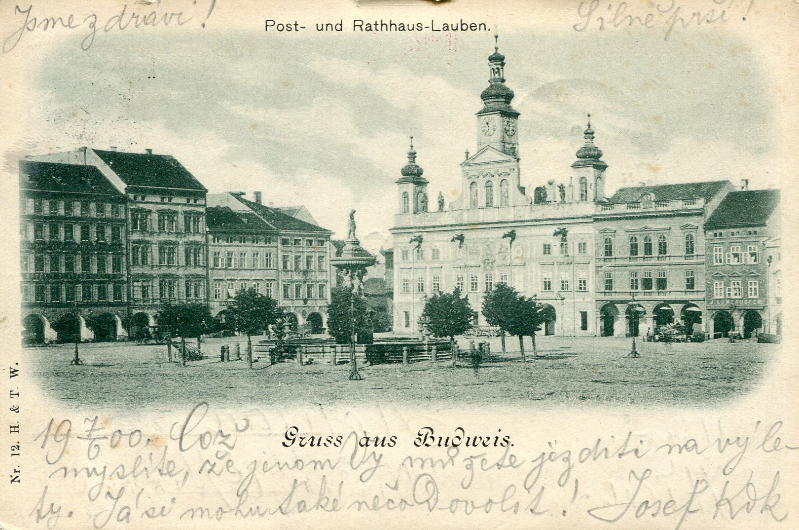 Náhledový obrázek Pohlednice "České Budějovice" - 1