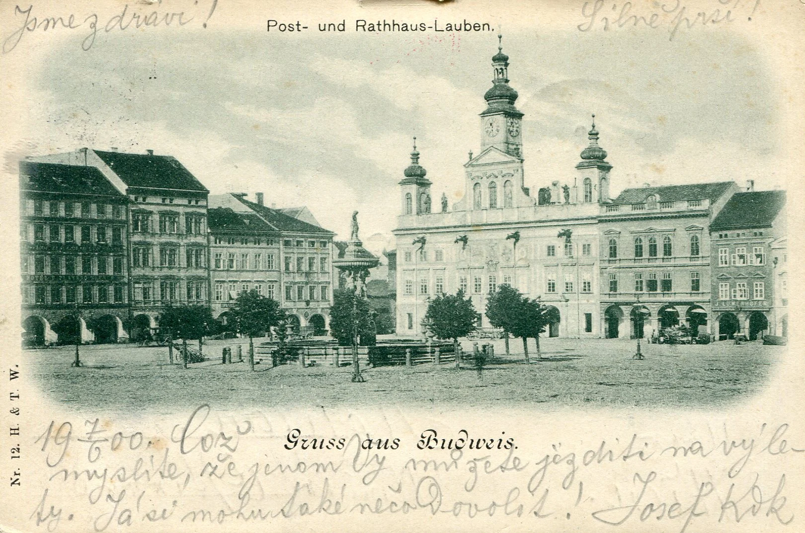 Náhledový obrázek předmětu Pohlednice "České Budějovice"
