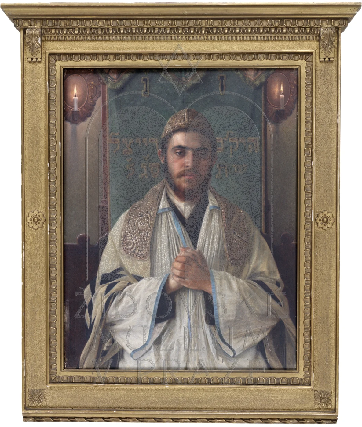Náhledový obrázek předmětu Portrét mladého muže v synagoze