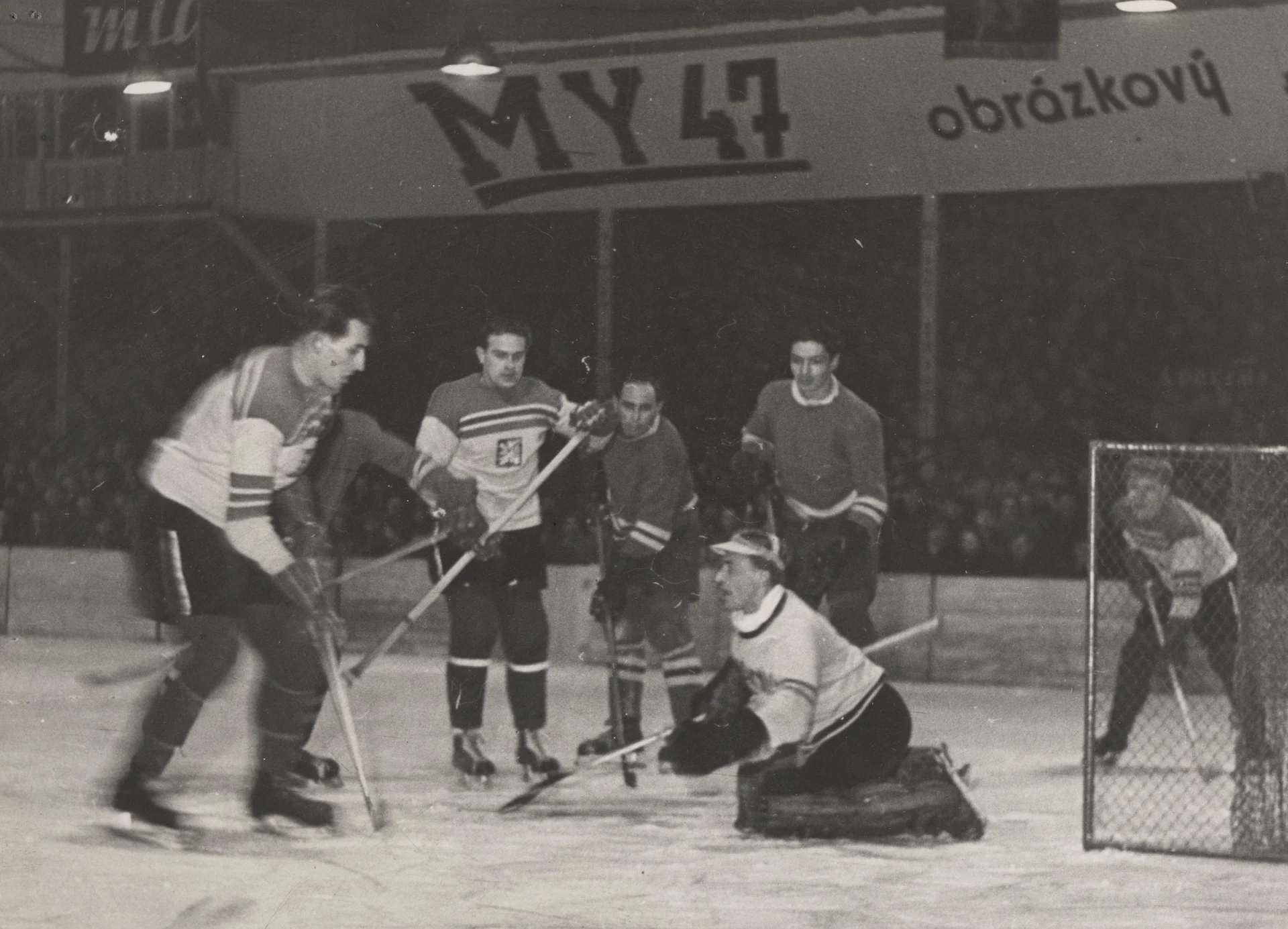 Obrázek Mistrovství světa v ledním hokeji. Československo 1947