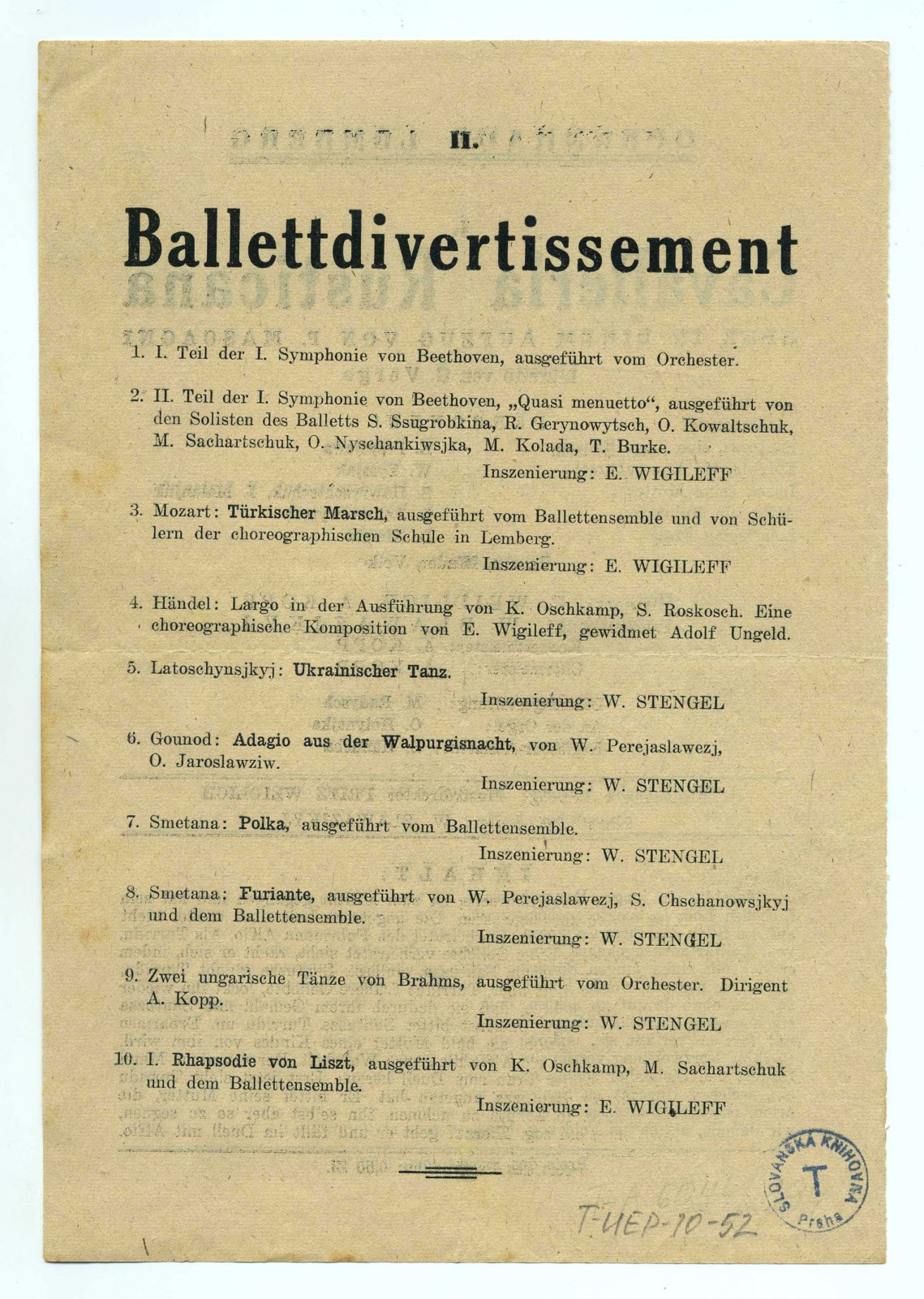Náhledový obrázek „Sedlák kavalír“, baletní divertisment - 2