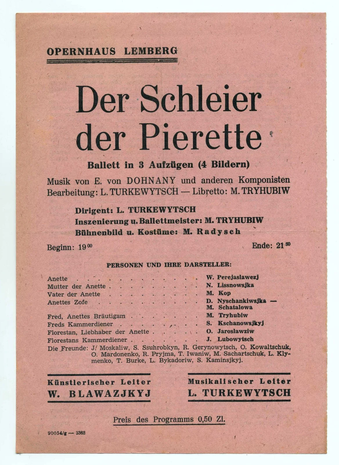 Náhledový obrázek předmětu „Der Schleier der Pierette “