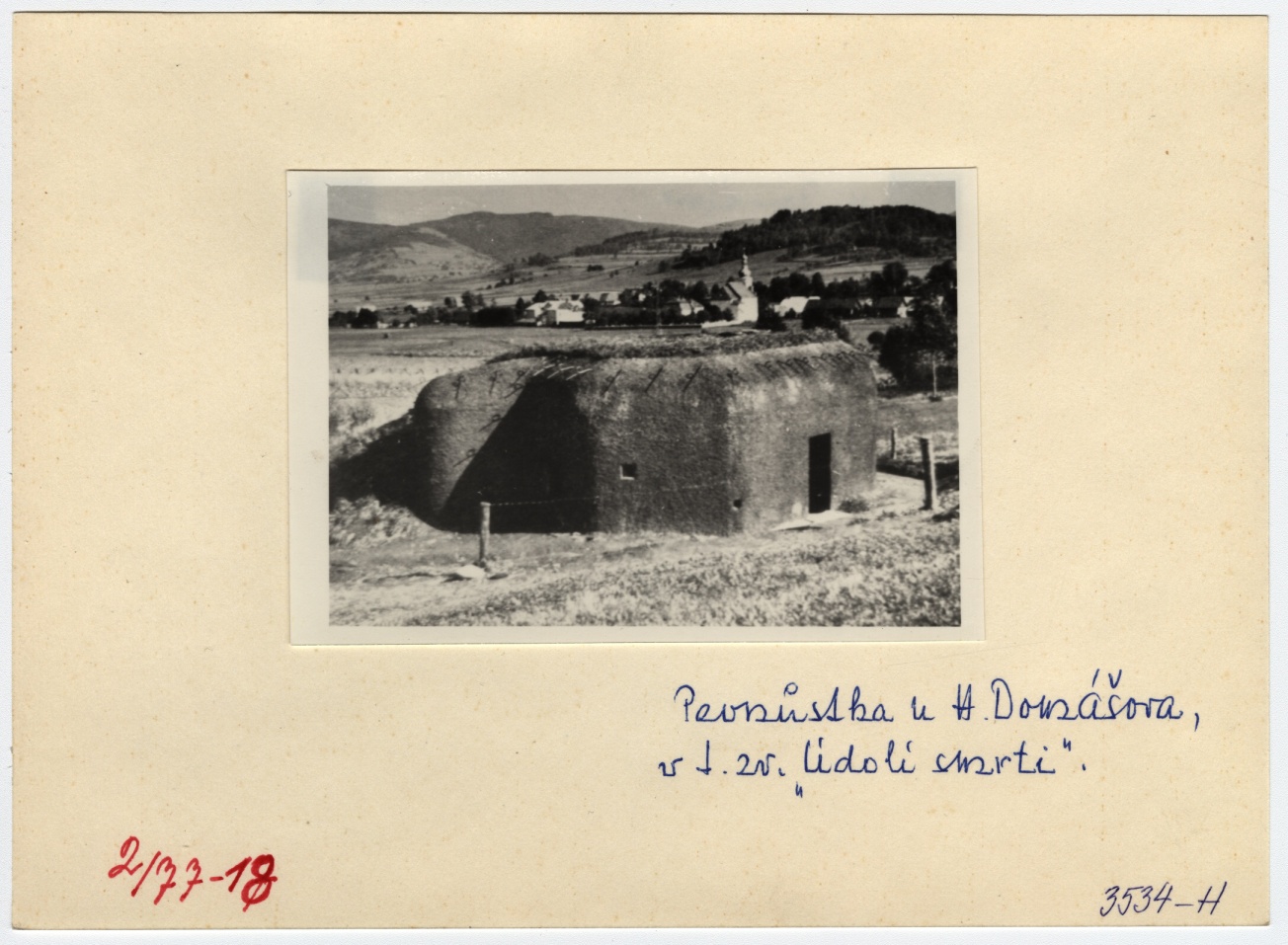 Náhledový obrázek Řopík u Horního Domašova v říjnu r. 1938 (čb. reprofoto) - 2