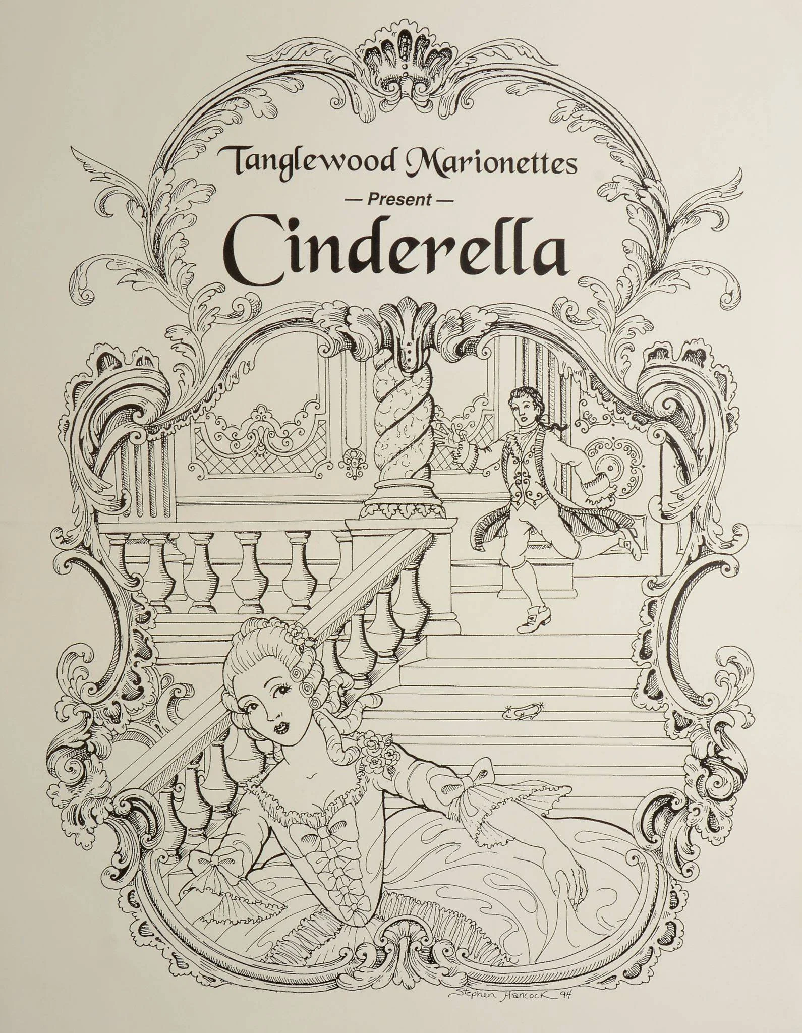 Náhledový obrázek předmětu Plakát k inscenaci Cinderella