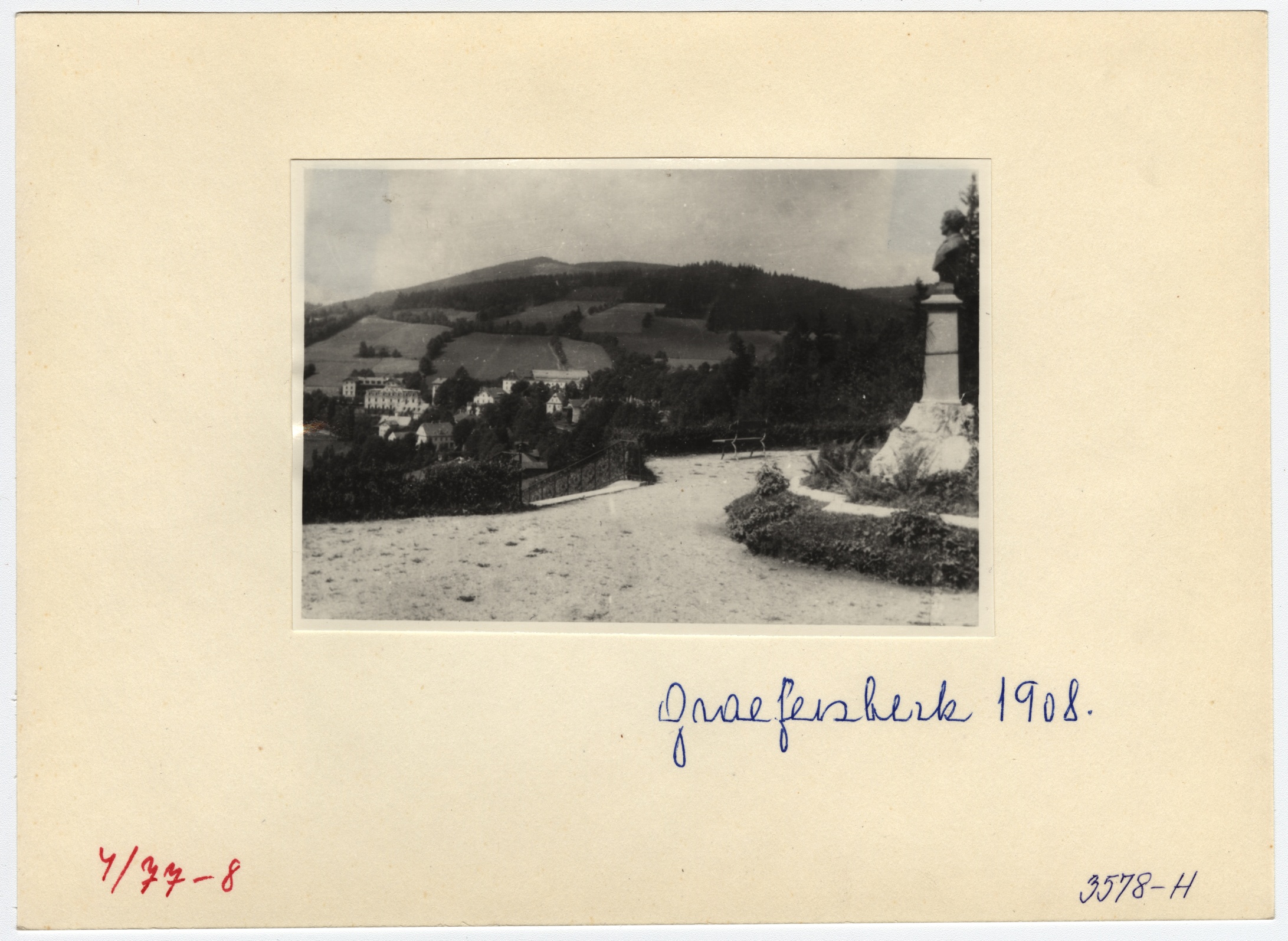 Náhledový obrázek Lázně Jeseník v roce 1908 (reprofoto) - 2