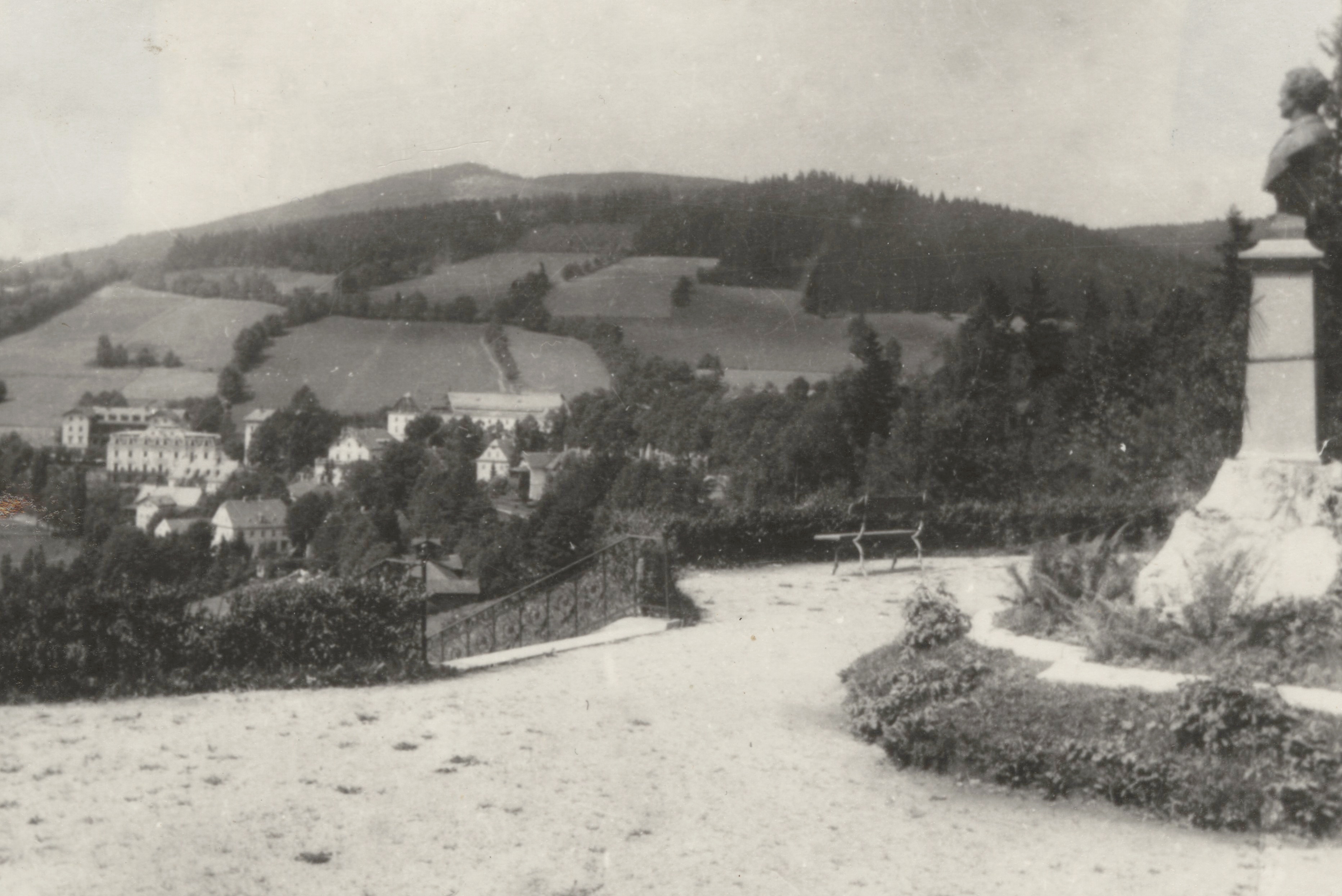 Náhledový obrázek Lázně Jeseník v roce 1908 (reprofoto) - 1