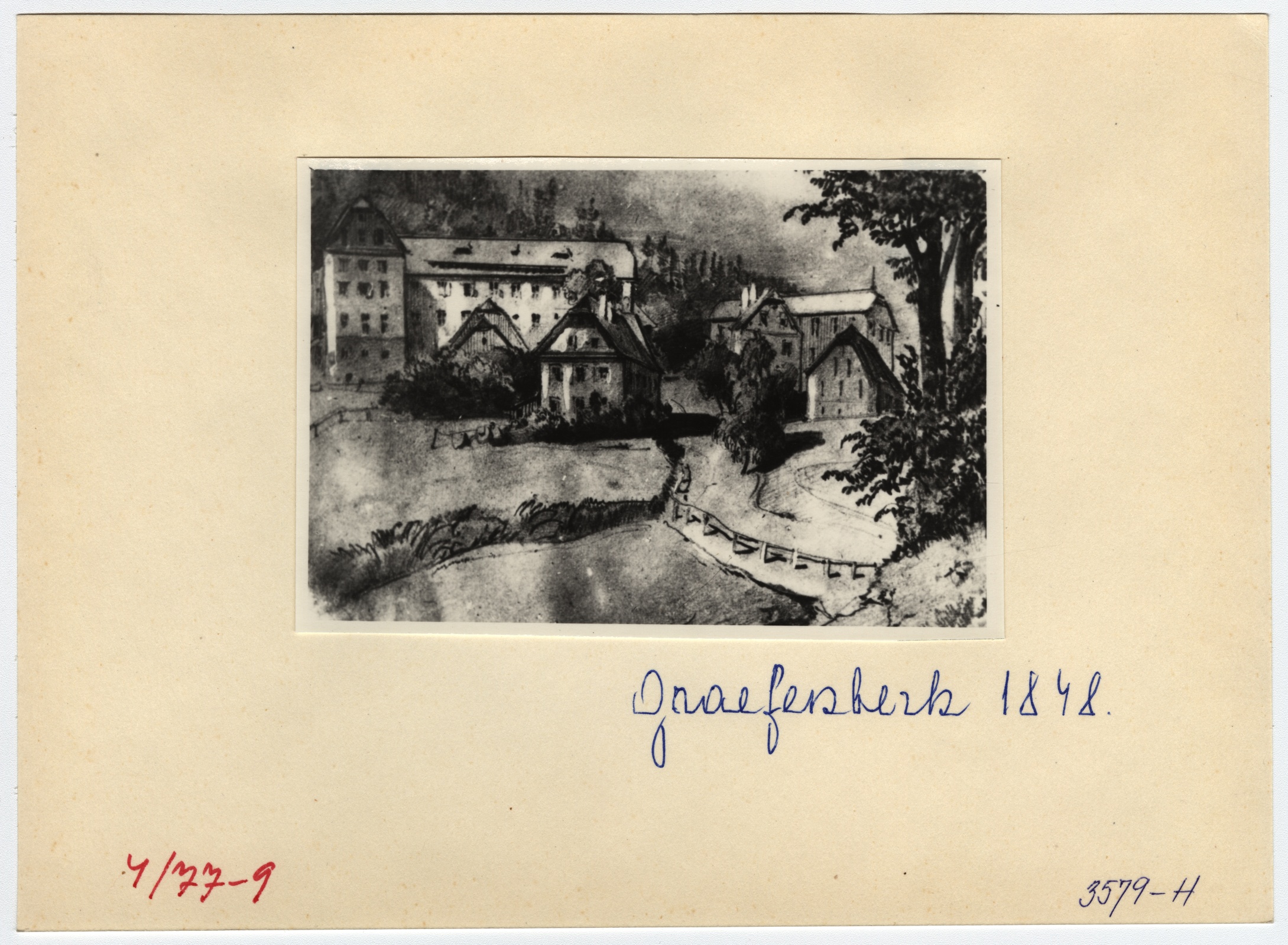 Náhledový obrázek Gräfenberg v roce 1848 (reprofoto) - 2