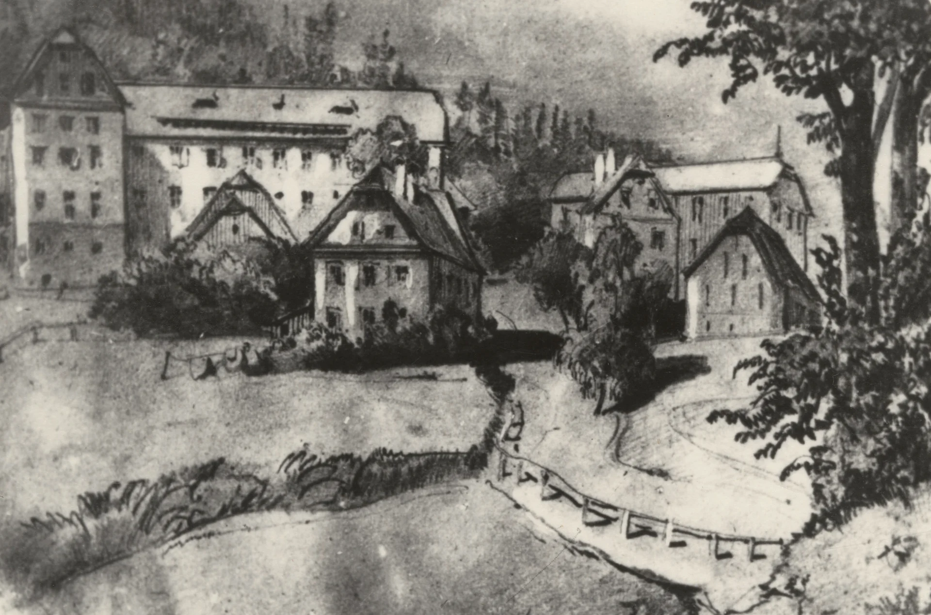 Náhledový obrázek předmětu Gräfenberg v roce 1848 (reprofoto)