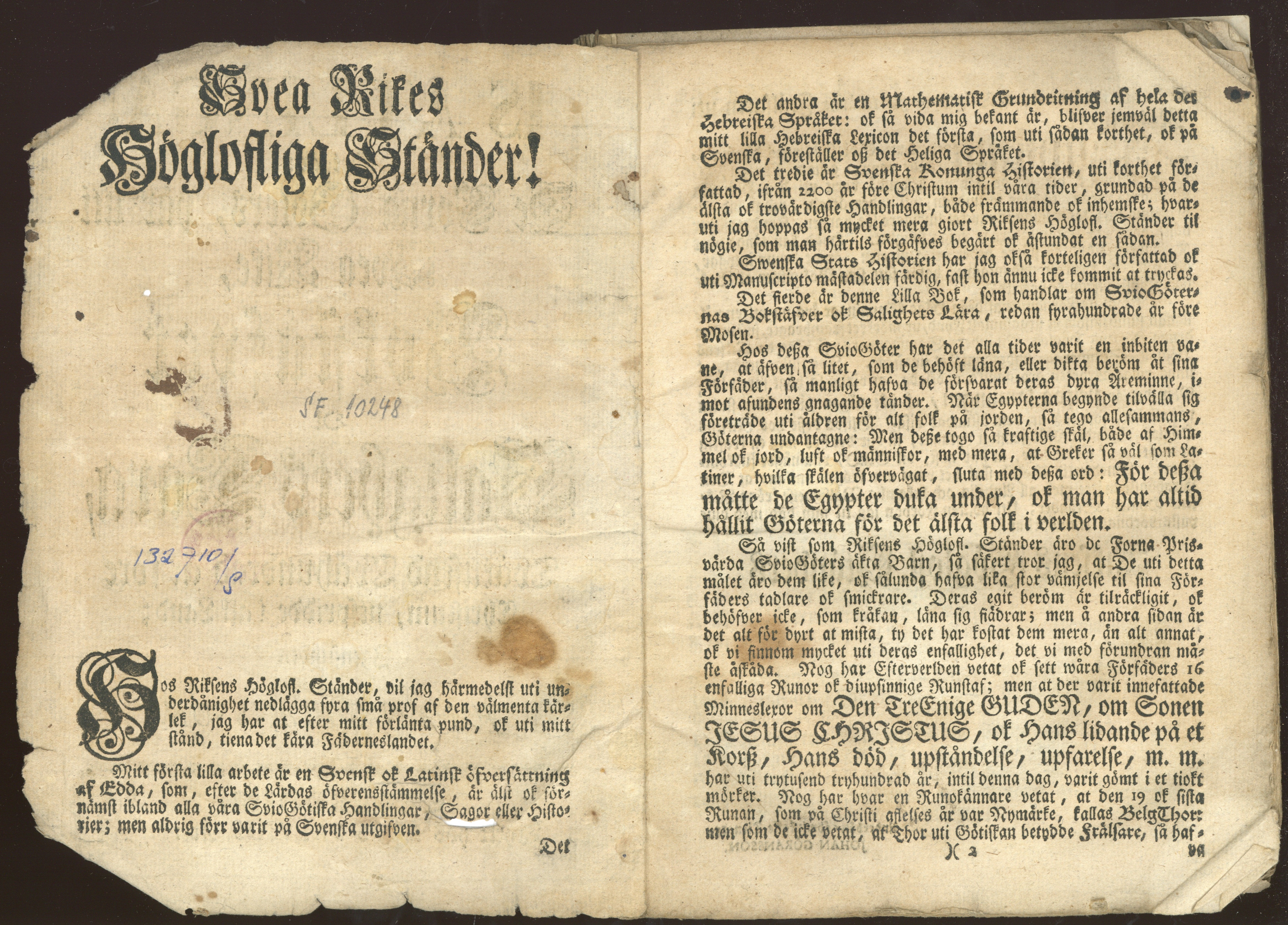 Náhledový obrázek SF 10248 – Is Atlinga, 1747 - 2
