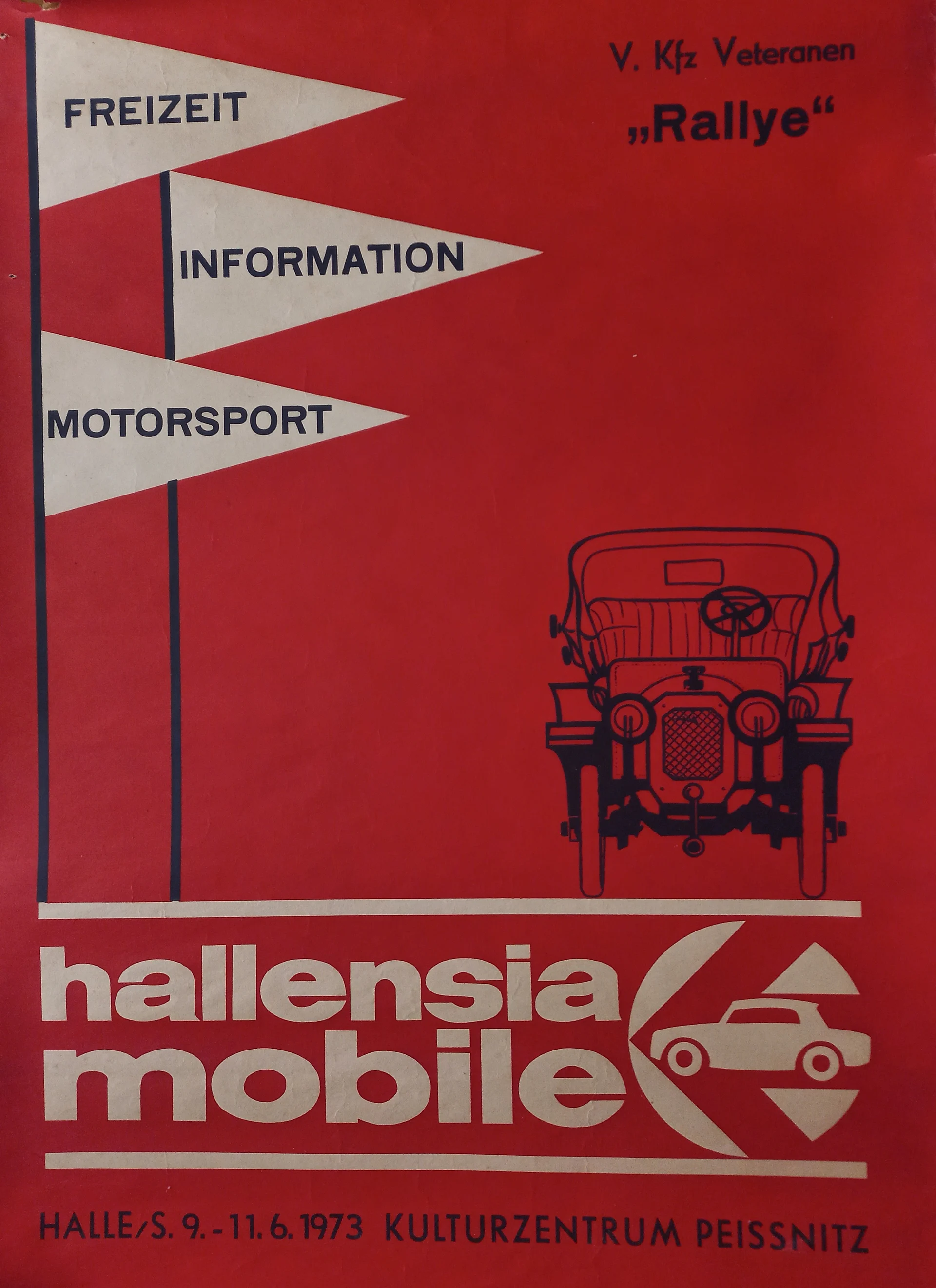 Náhledový obrázek předmětu Veteranen Rallye. V. Kfz. Halle 1973
