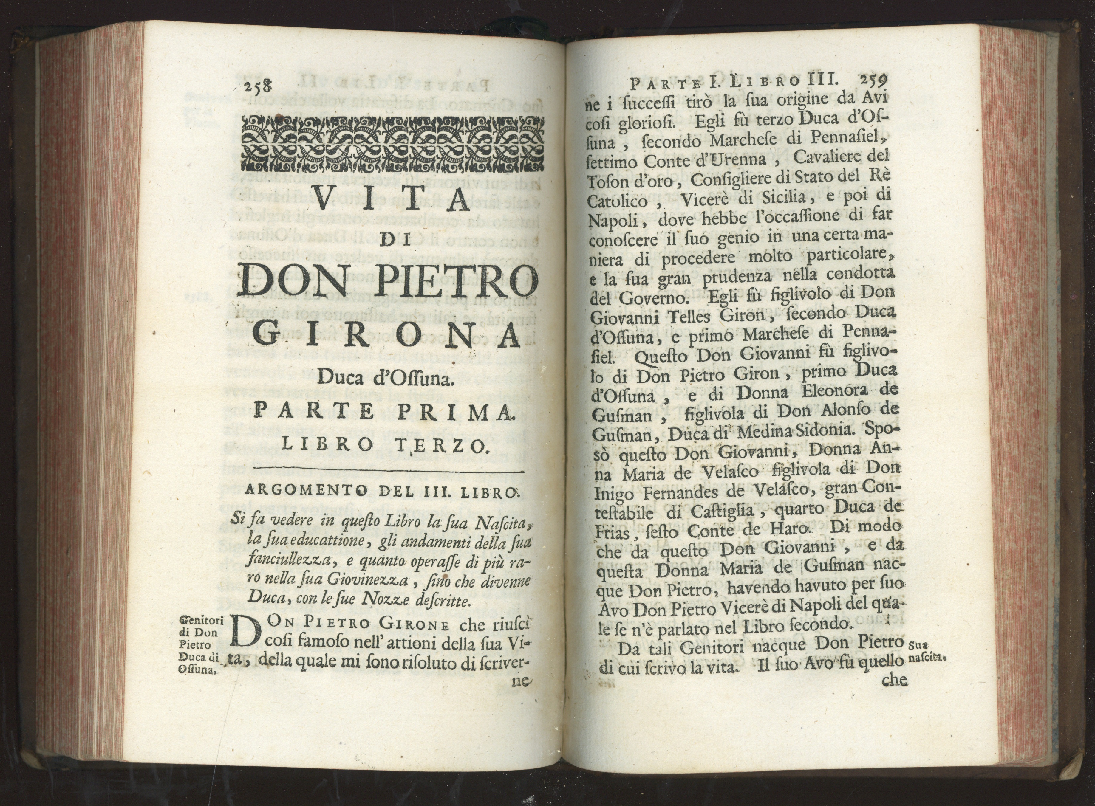 Náhledový obrázek SF 10303 – Vita di Don Pietro Girón, Duca d’Ossuna, 1., 1699 - 3