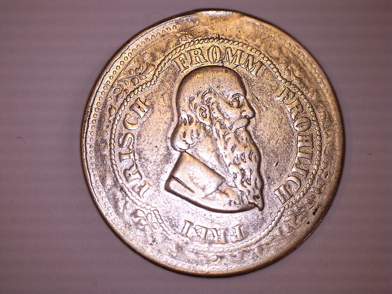 Náhledový obrázek Medaile Deutscher turnverband F.L. Jahn - 2