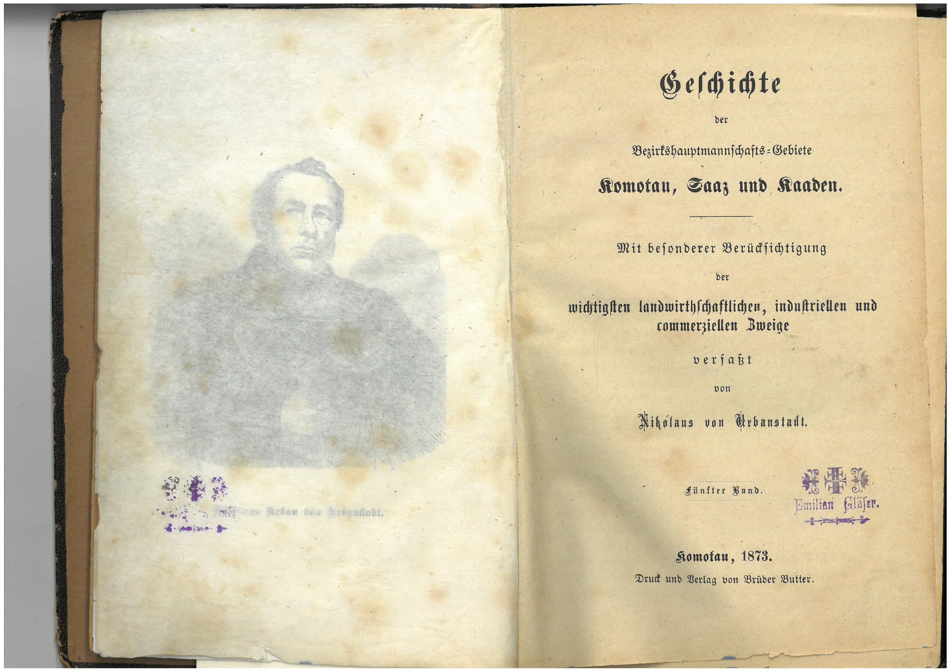 Náhledový obrázek předmětu kniha Geschichte der Bezirksmannschaft-Gebiete Komotau, Saaz und Kaaden