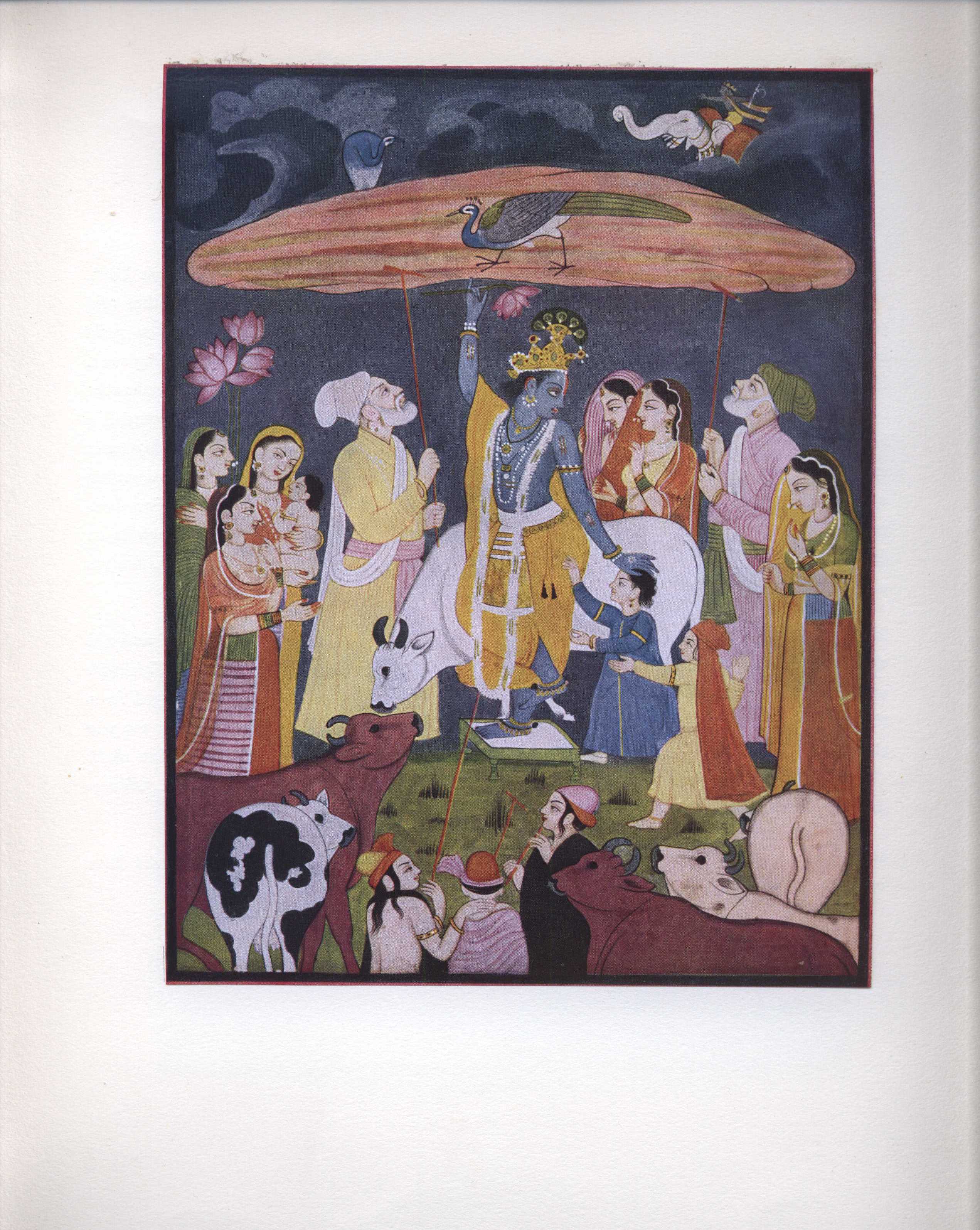 Náhledový obrázek The Kŗishņa Legend in Pahārī painting - 3