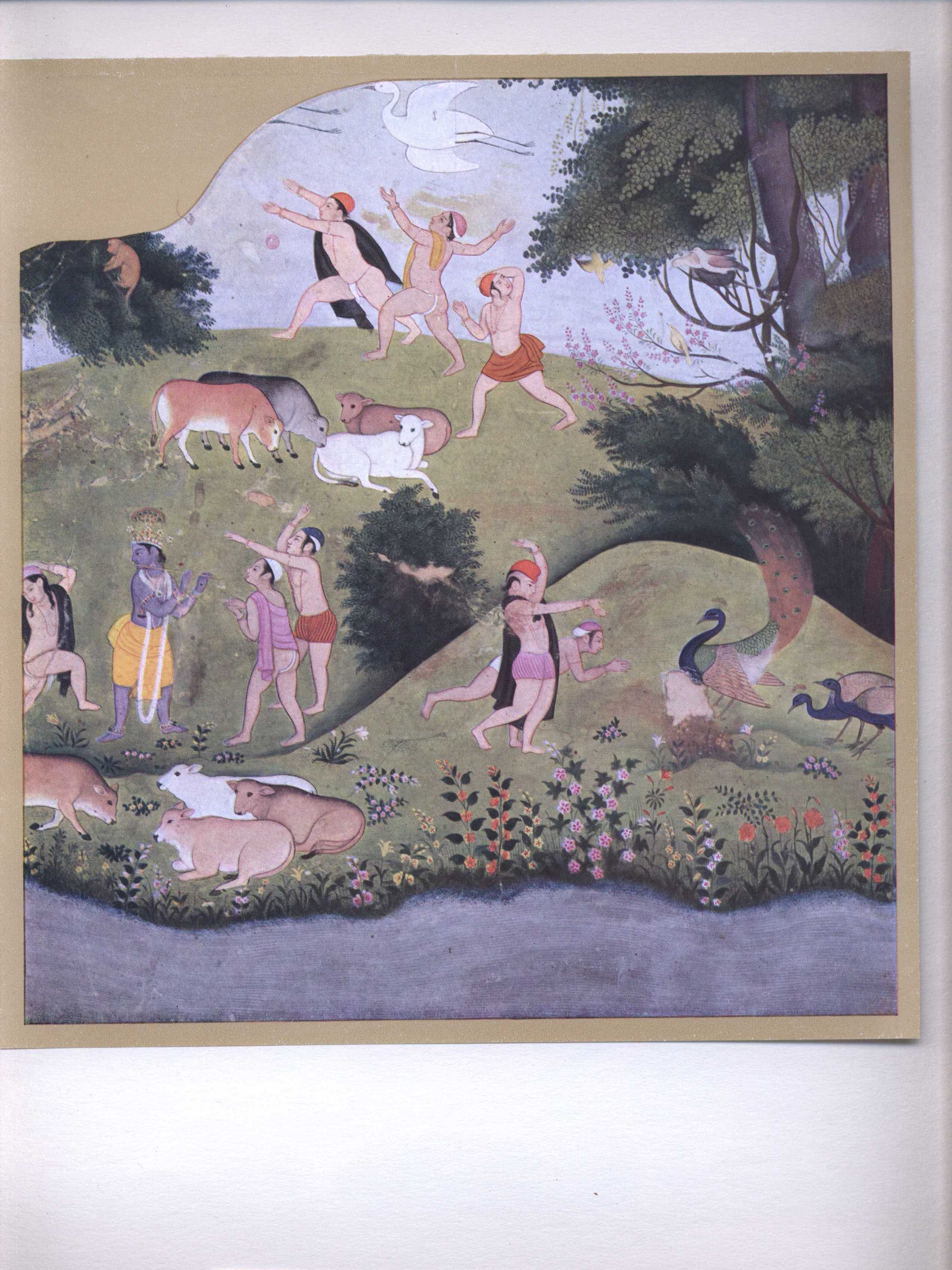 Náhledový obrázek The Kŗishņa Legend in Pahārī painting - 4