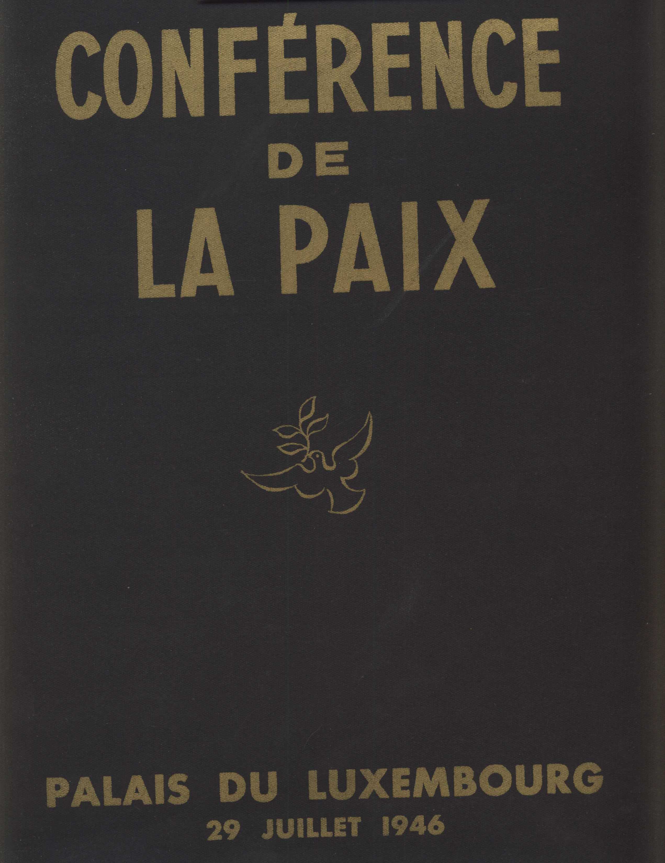 Náhledový obrázek Conférence de la Paix - 1